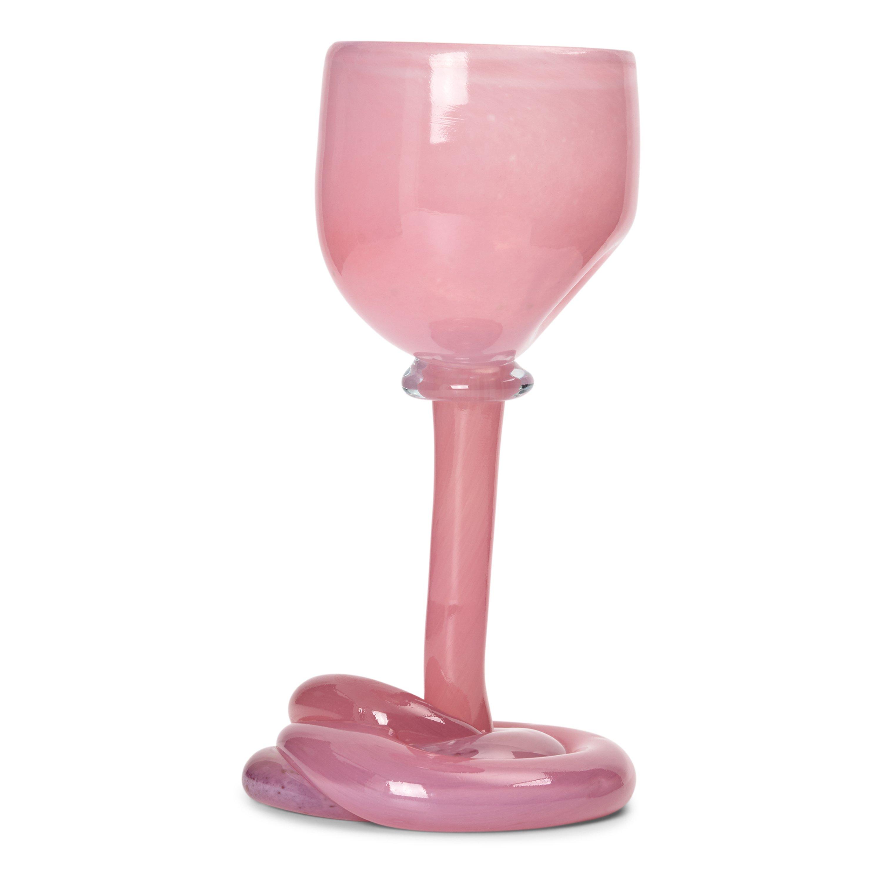 PINK - Completedworks - Recycled Glass Wine Glasses - 1
