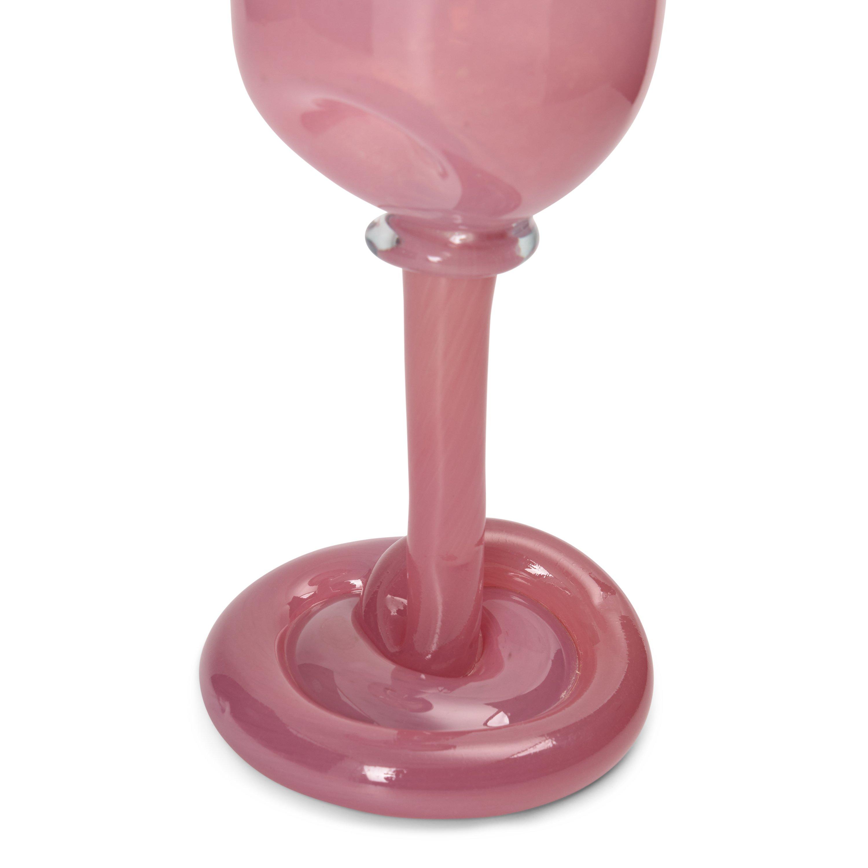 PINK - Completedworks - Recycled Glass Wine Glasses - 2