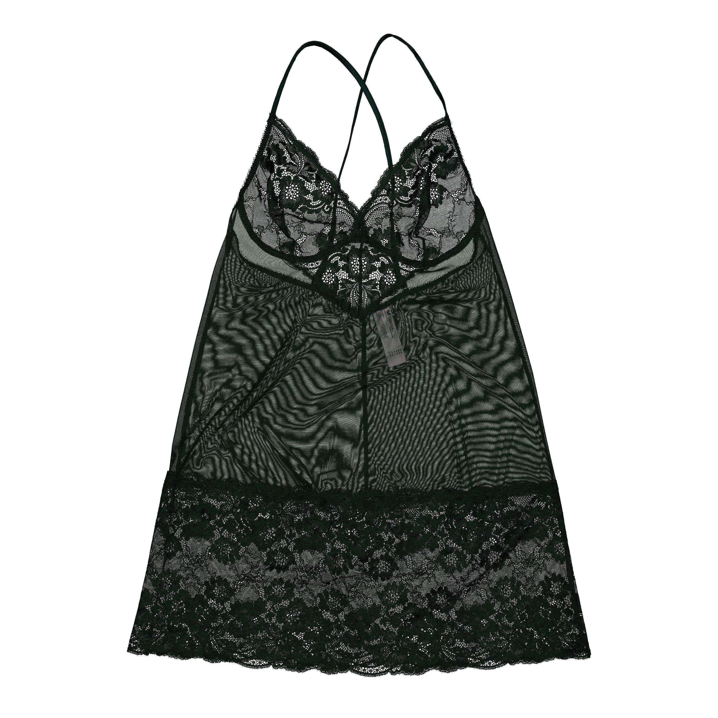 DARK GREEN - Wacoal - NATSUKI LACE CHEMISE - 1