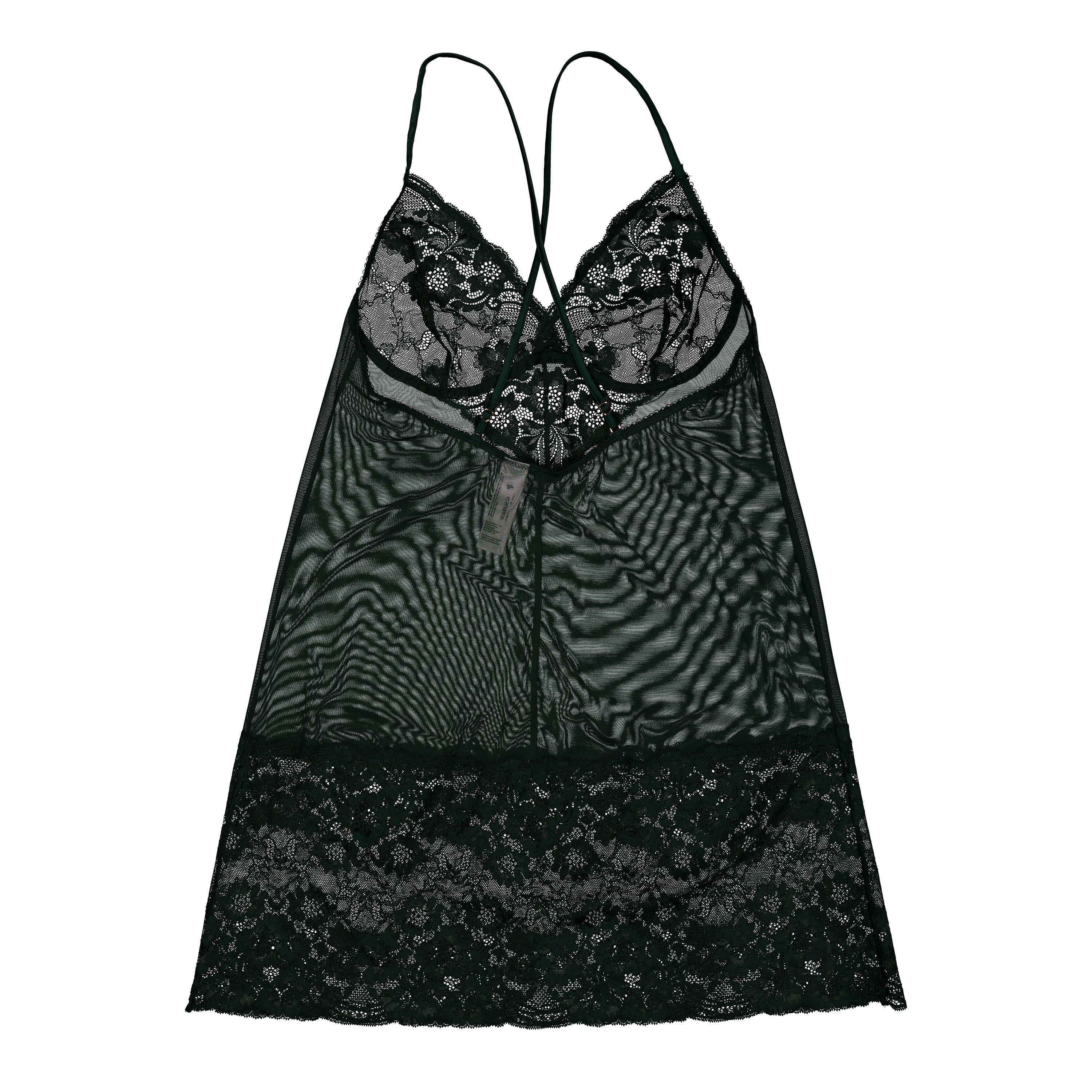 DARK GREEN - Wacoal - NATSUKI LACE CHEMISE - 2