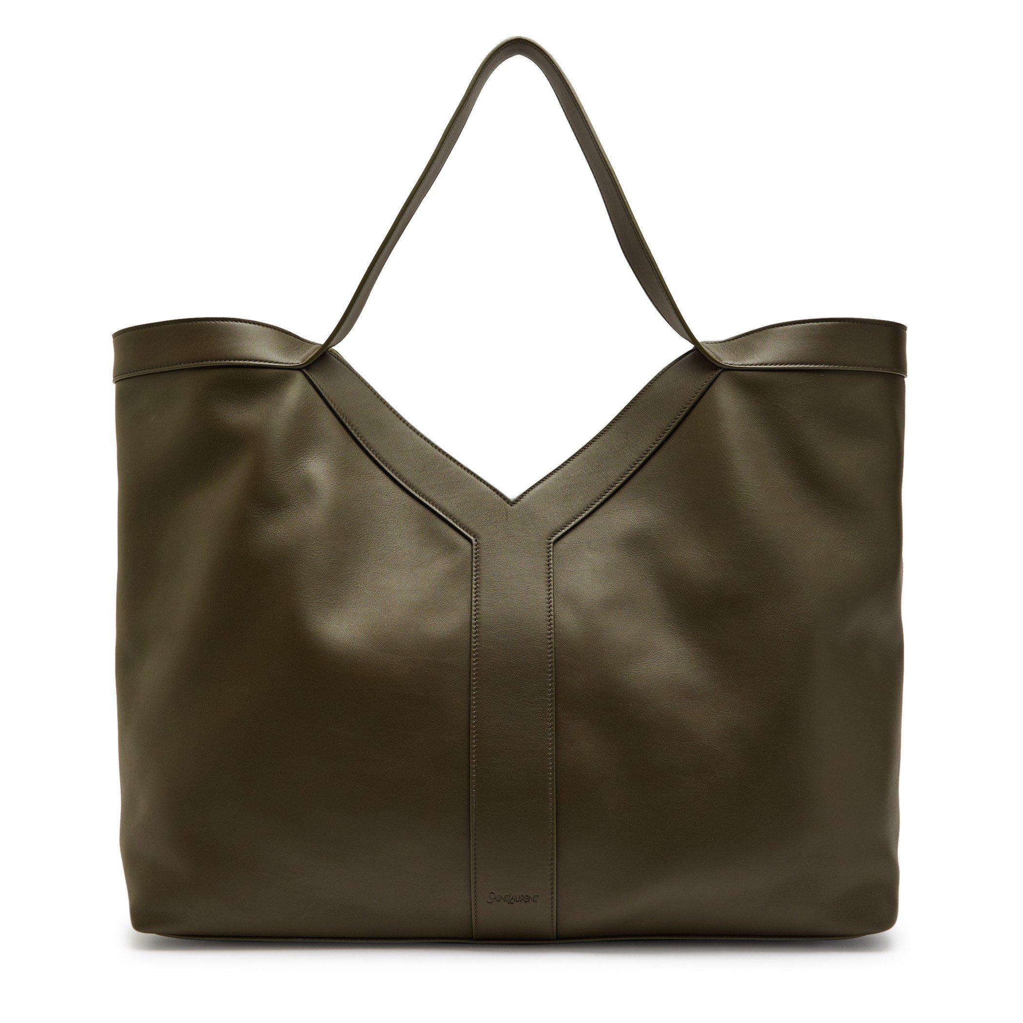 DARK BROWN - Saint Laurent - YSL BV TOTE Y GIANT