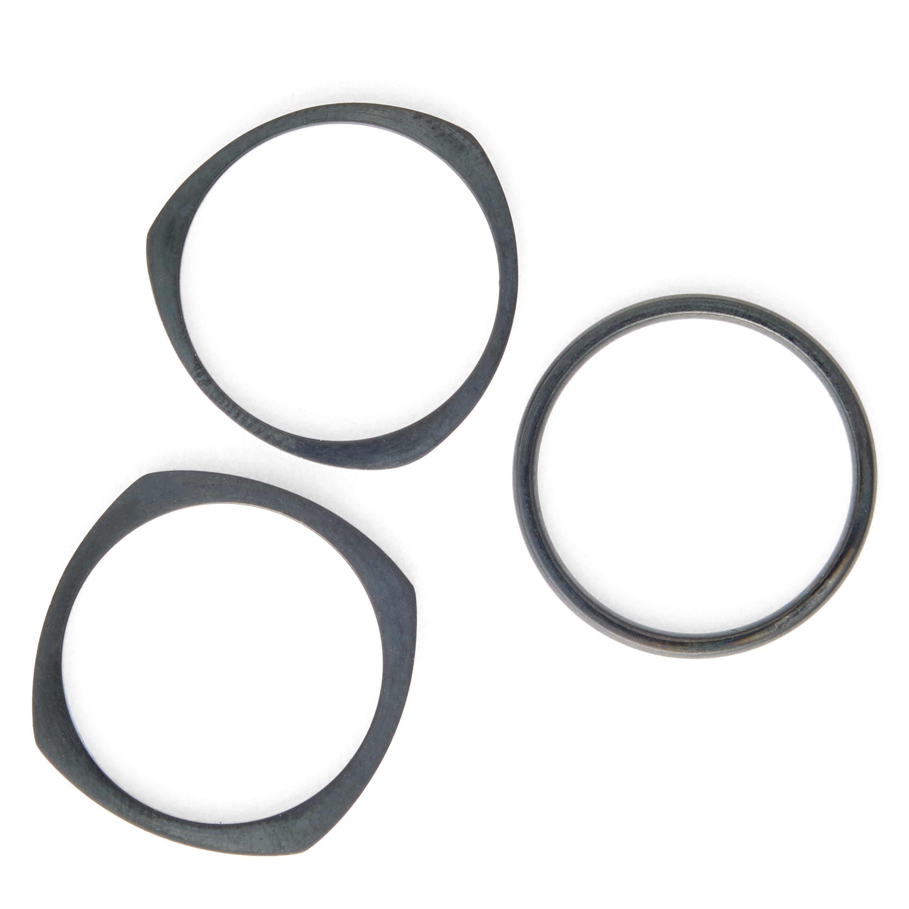 BLACK - Vitaly - SHAPES RING SET09 - 2