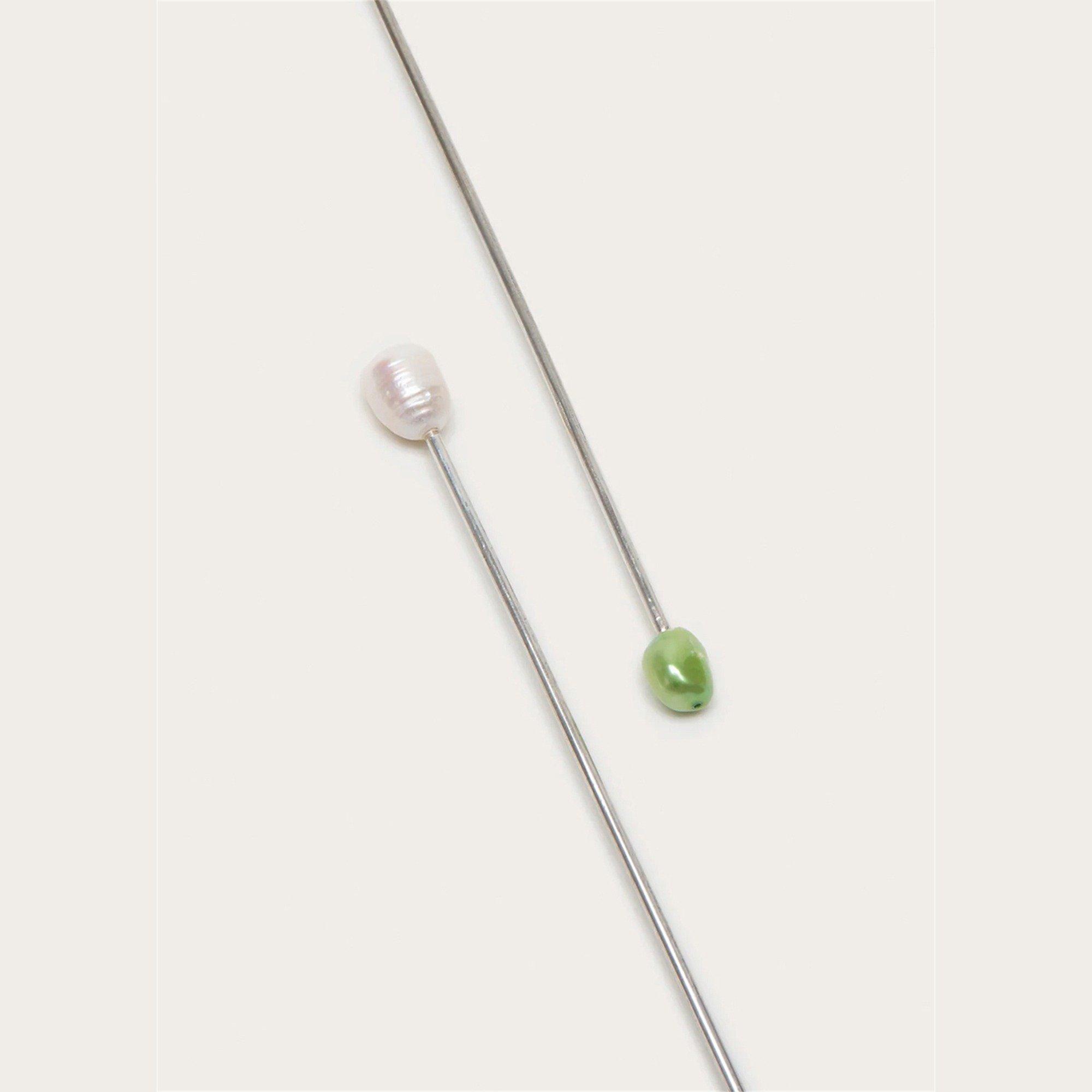 SILVER - Gohar World - Freshwater Pearl Tea Spoon - 3