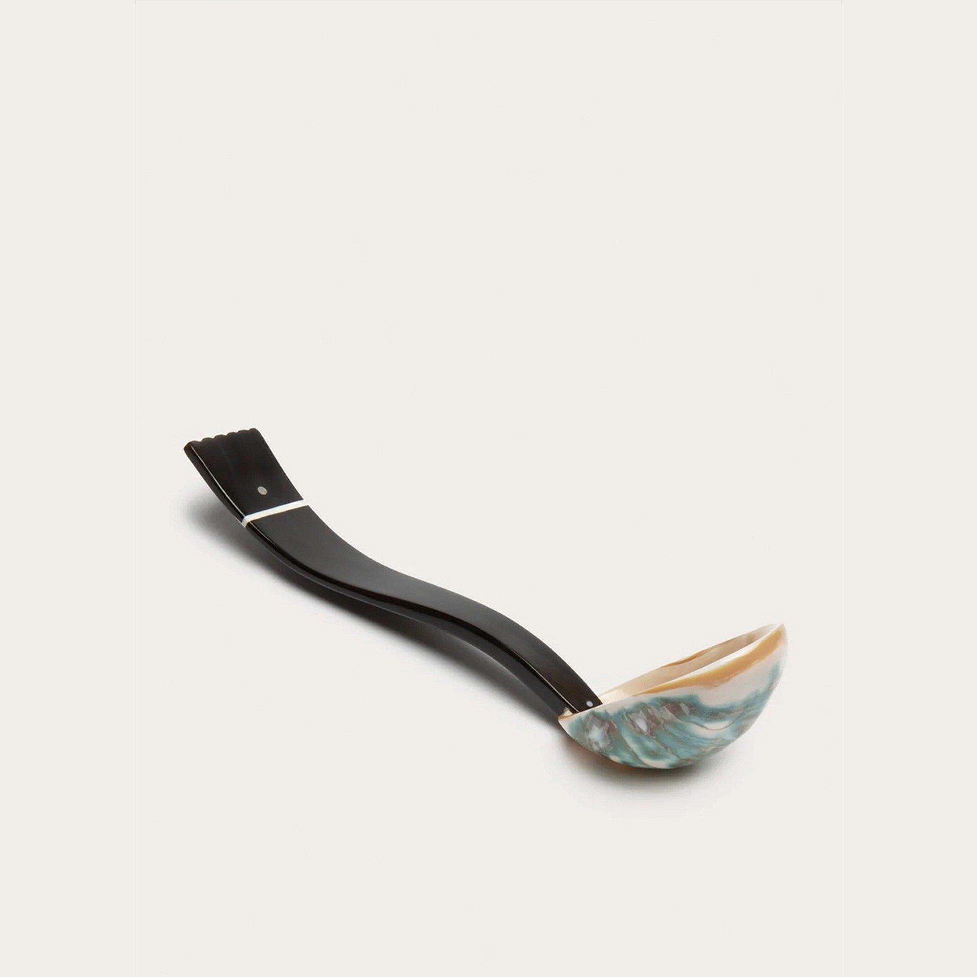 PEARL - Gohar World - SERVING SPOON PEARL AND HORN - 3