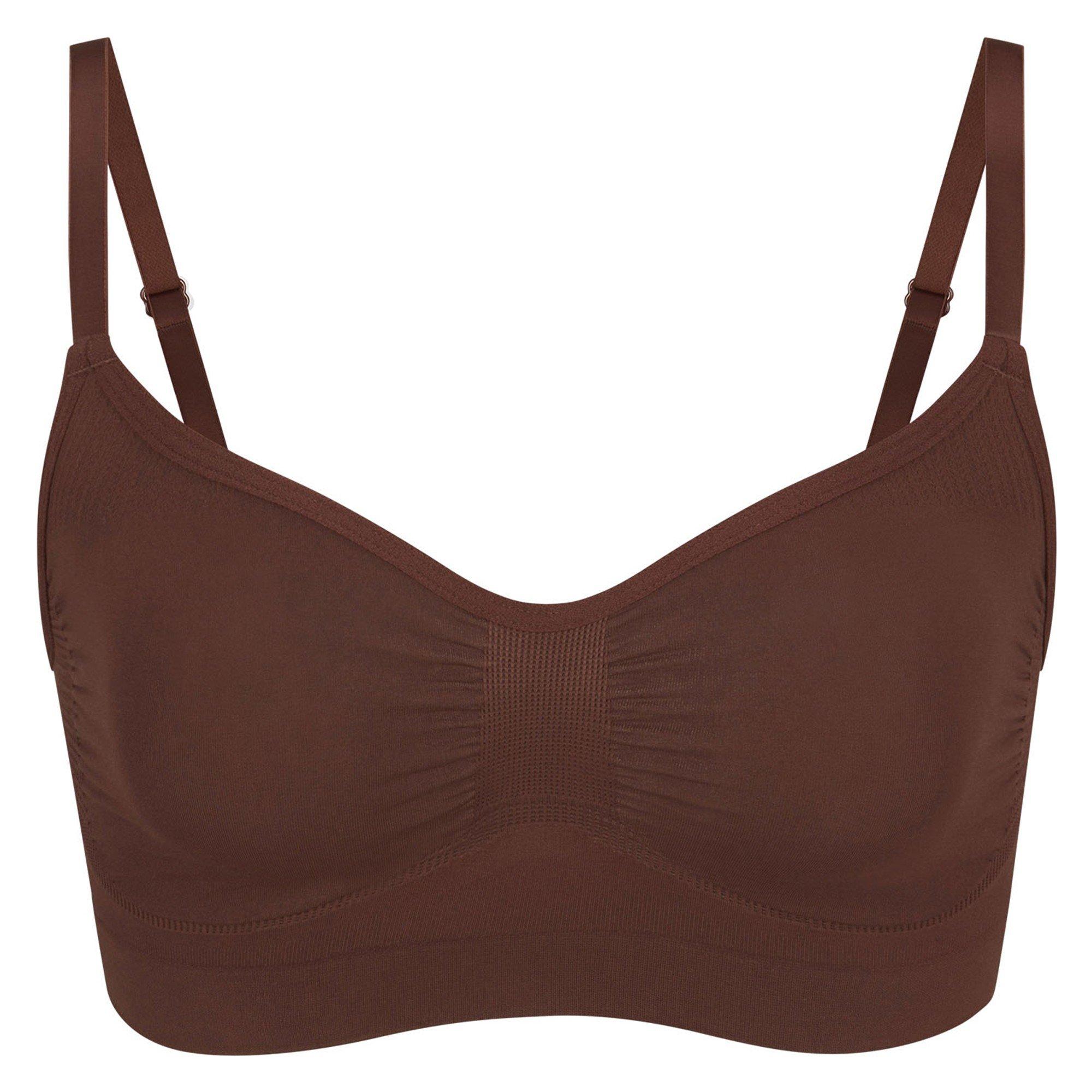 BROWN - SKIMS - B SEAMLESS SCULPT BRALETTE