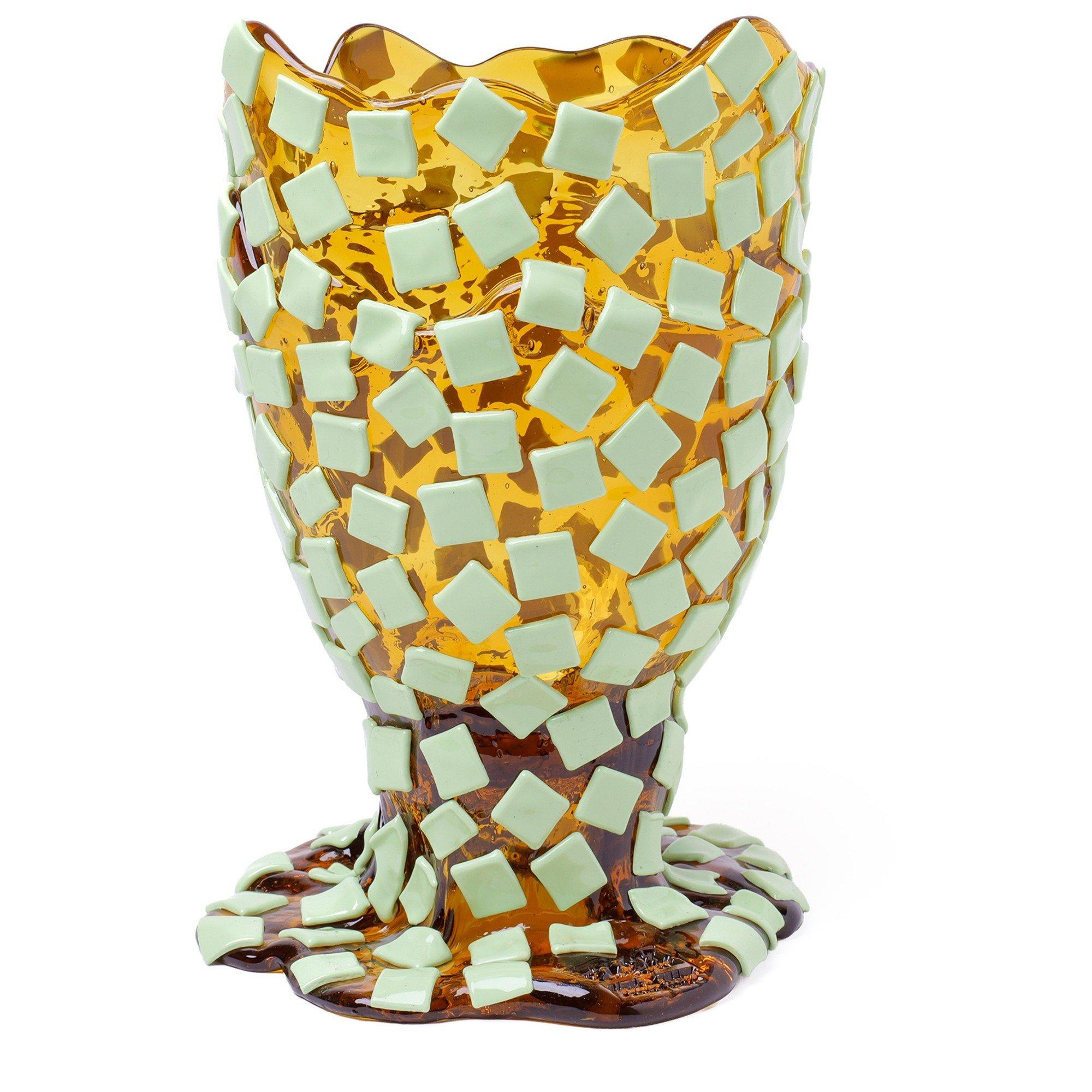 GREEN AND OTHER - Corsi Design - ROCK VASE CLEAR - 1