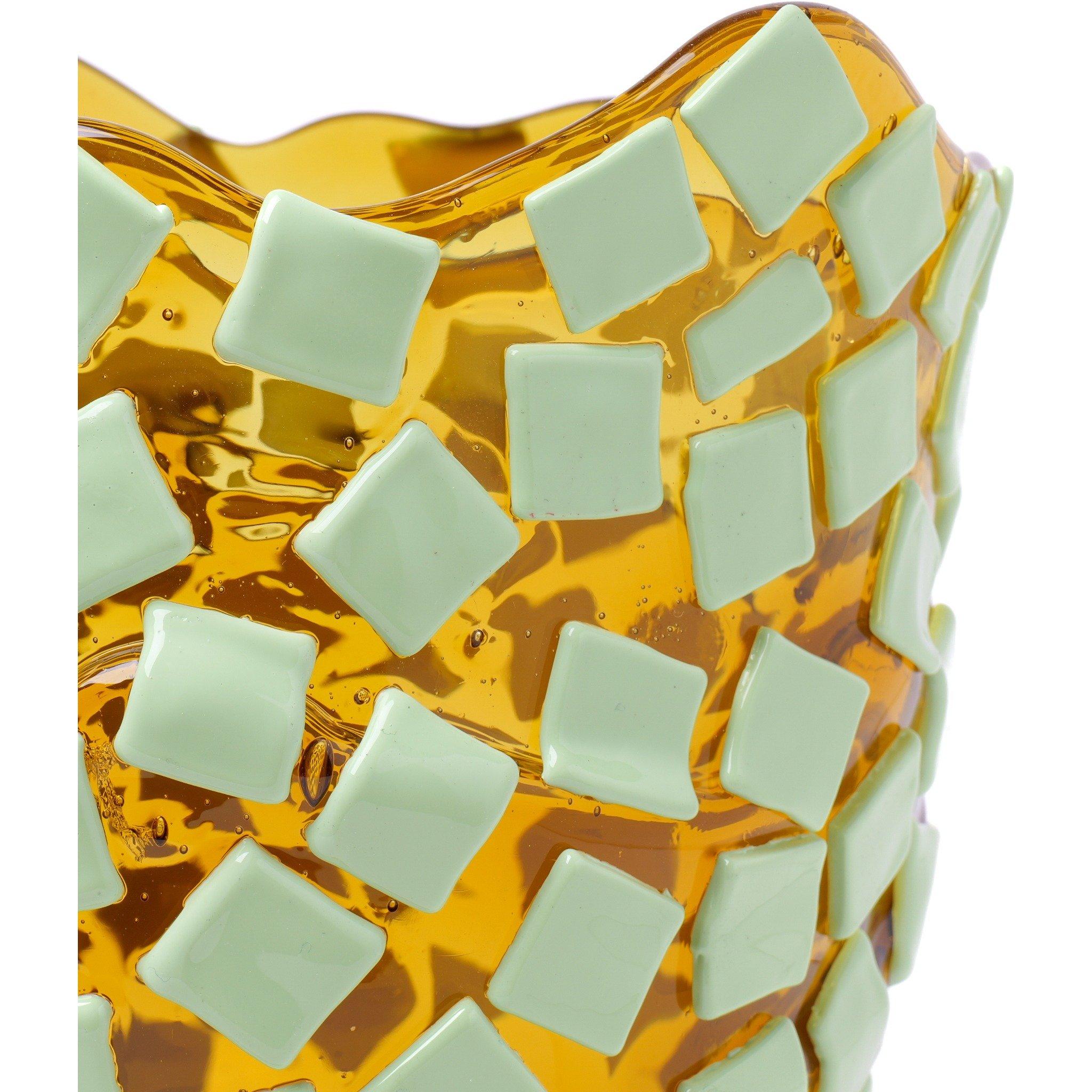 GREEN AND OTHER - Corsi Design - ROCK VASE CLEAR - 3