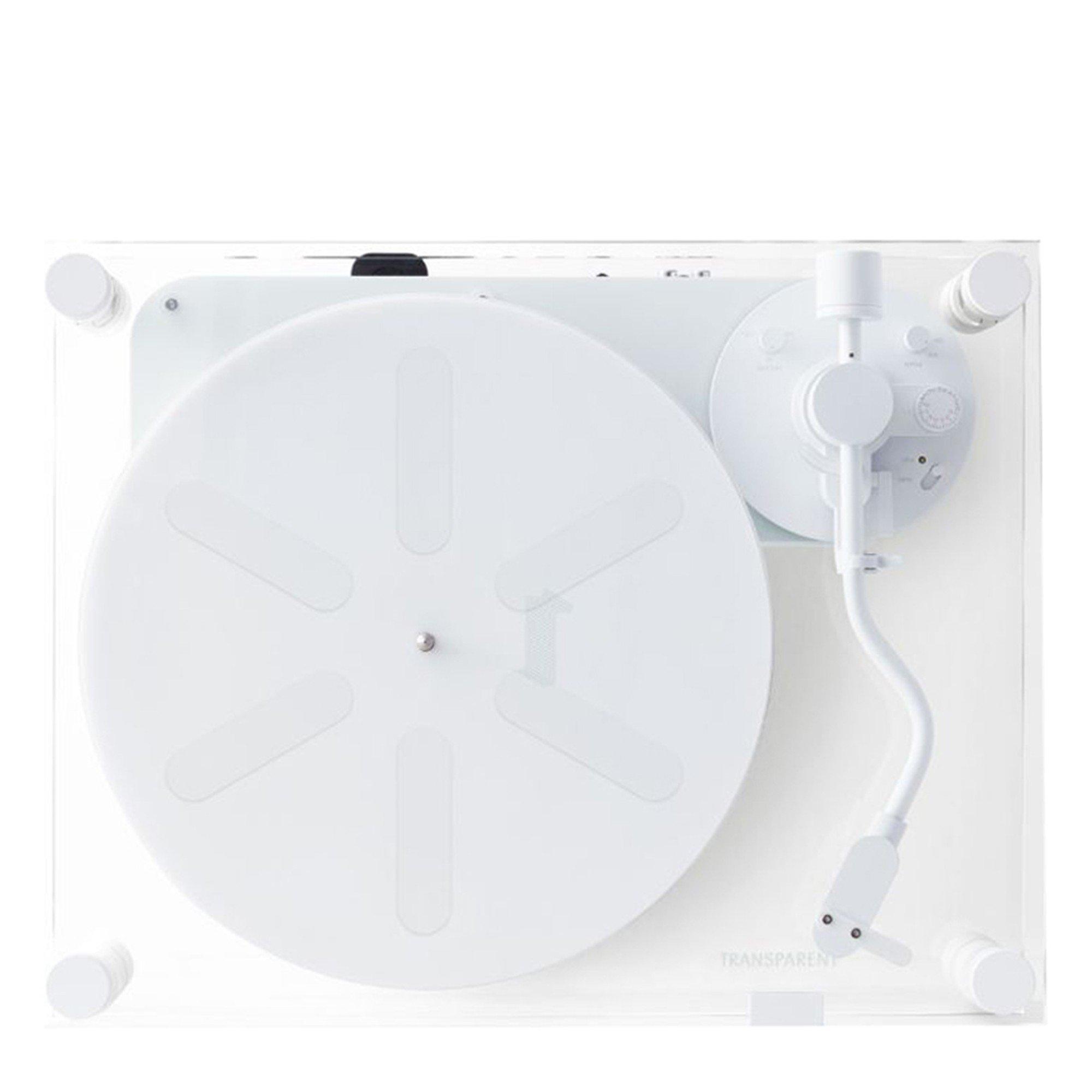 WHITE - Transparent - TRANSPARENT TURNTABLE - 1