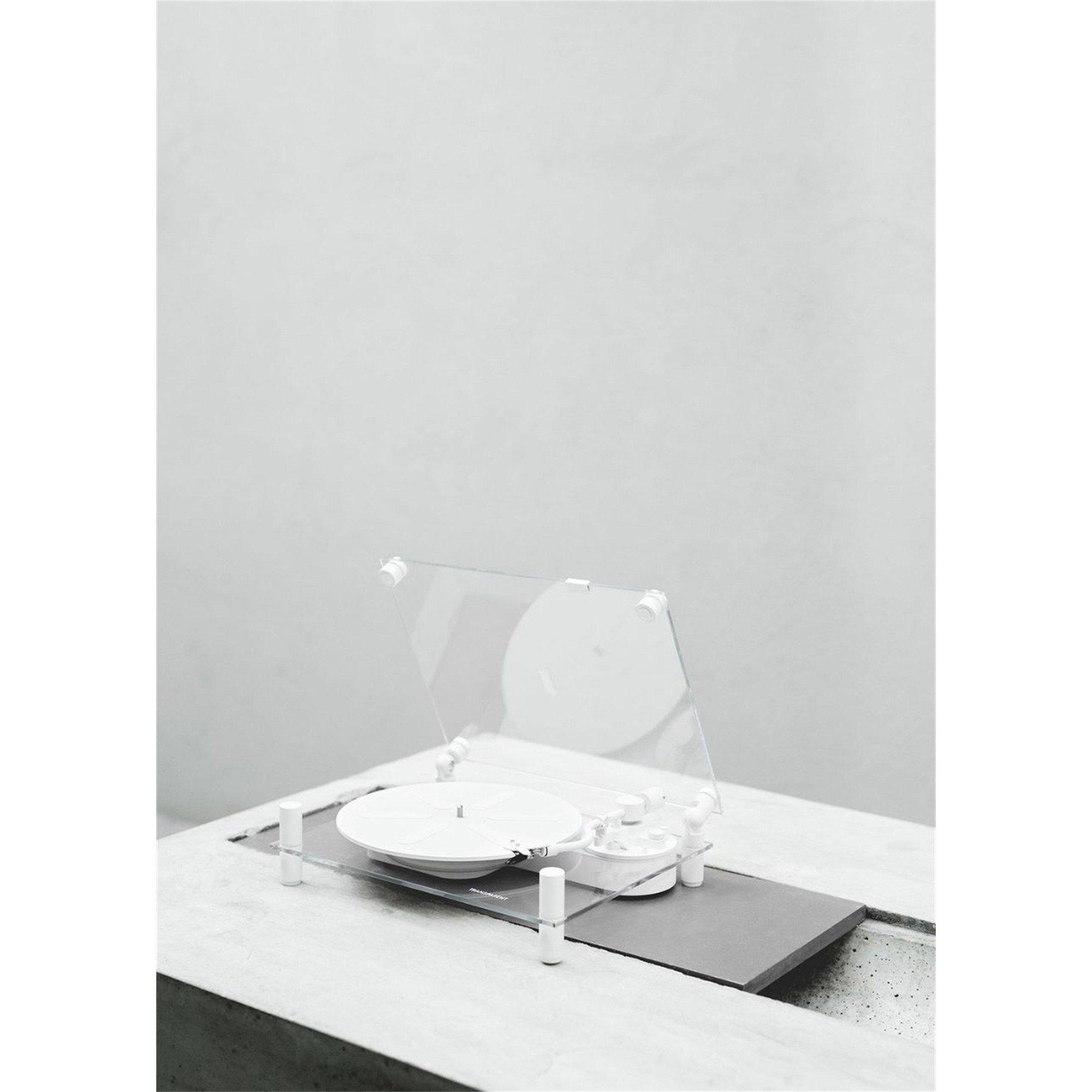 WHITE - Transparent - TRANSPARENT TURNTABLE - 3