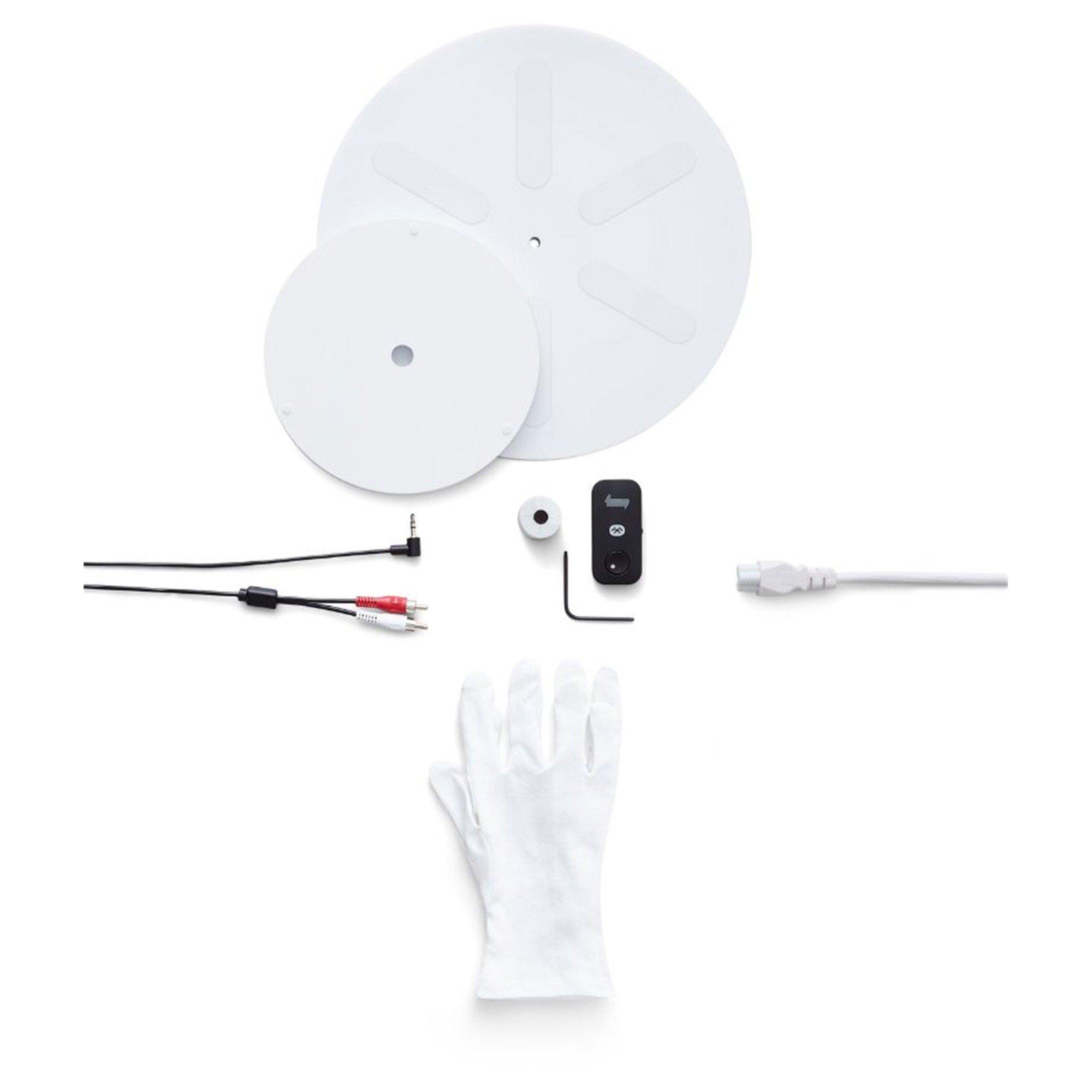 WHITE - Transparent - TRANSPARENT TURNTABLE - 5