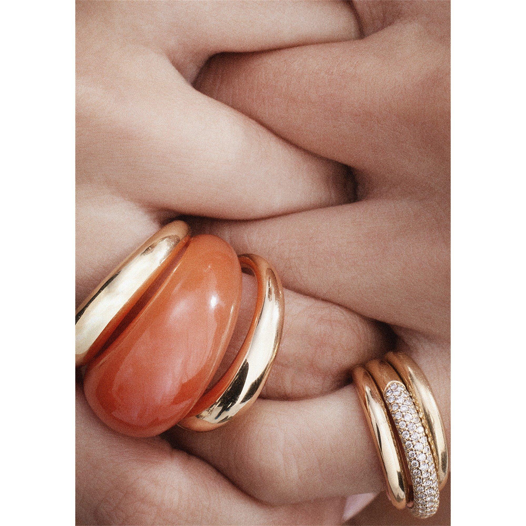 GOLD - Luminous - L27 BONCHE PAVE CHIQUITO RING - 3