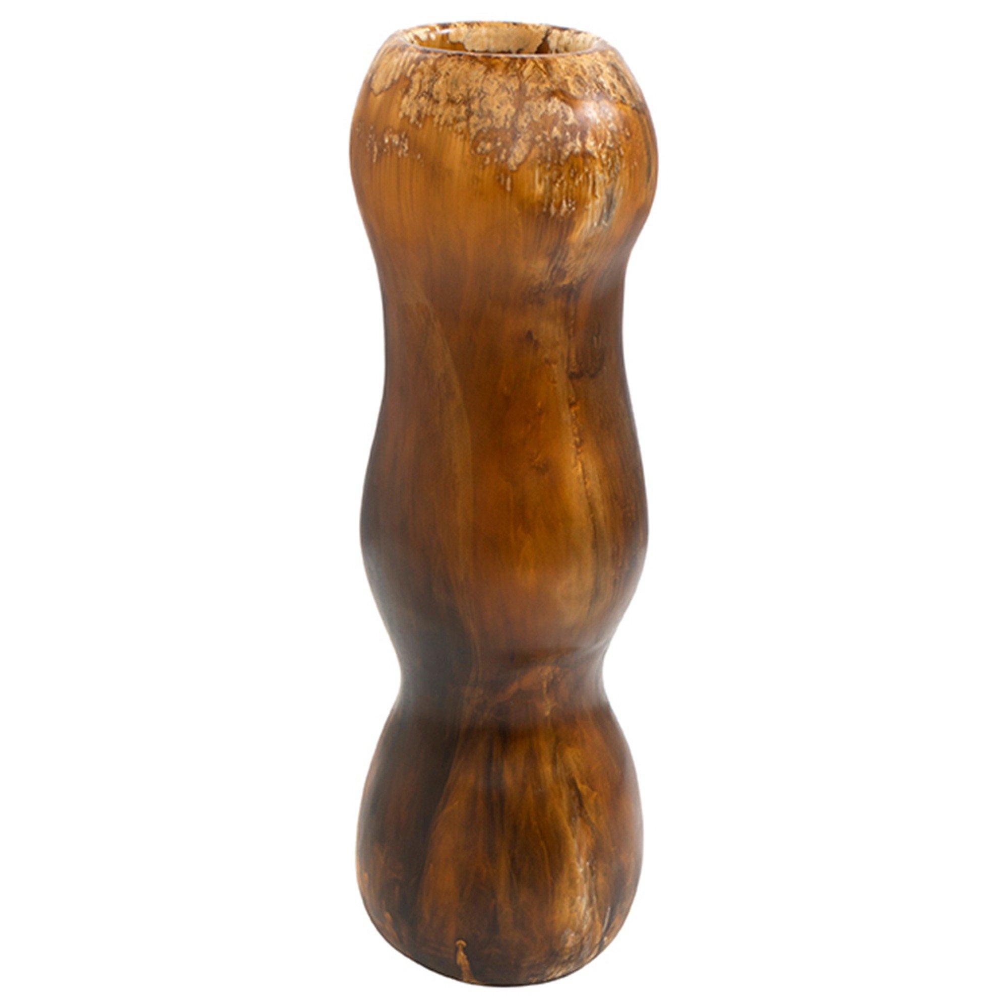 BROWN AND OTHER - Dinosaur Designs - LARGE MOUNTAIN VASE - 2