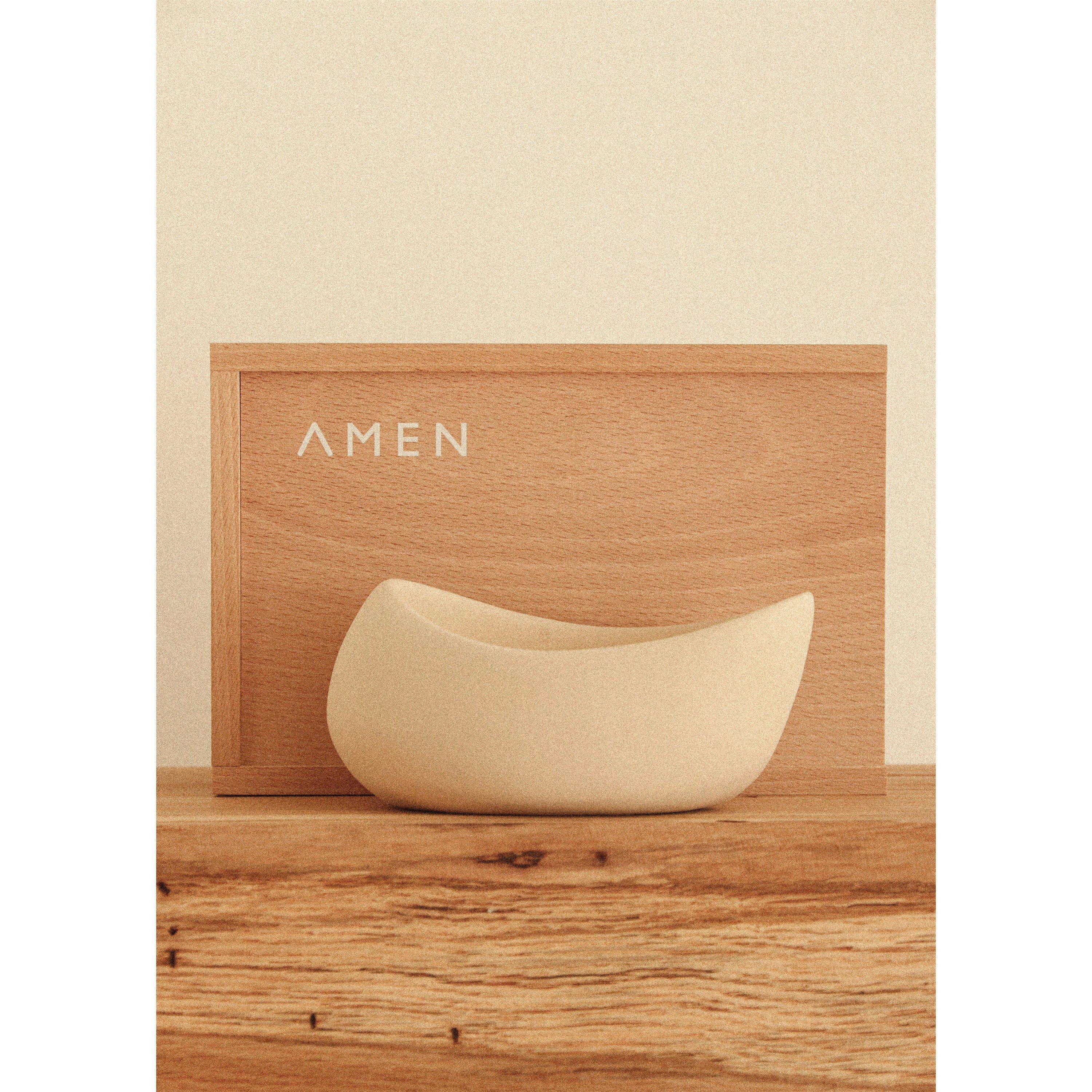 PINK - Amen Candles - AC LUZ BISQUE ROSE CANDLE - 2