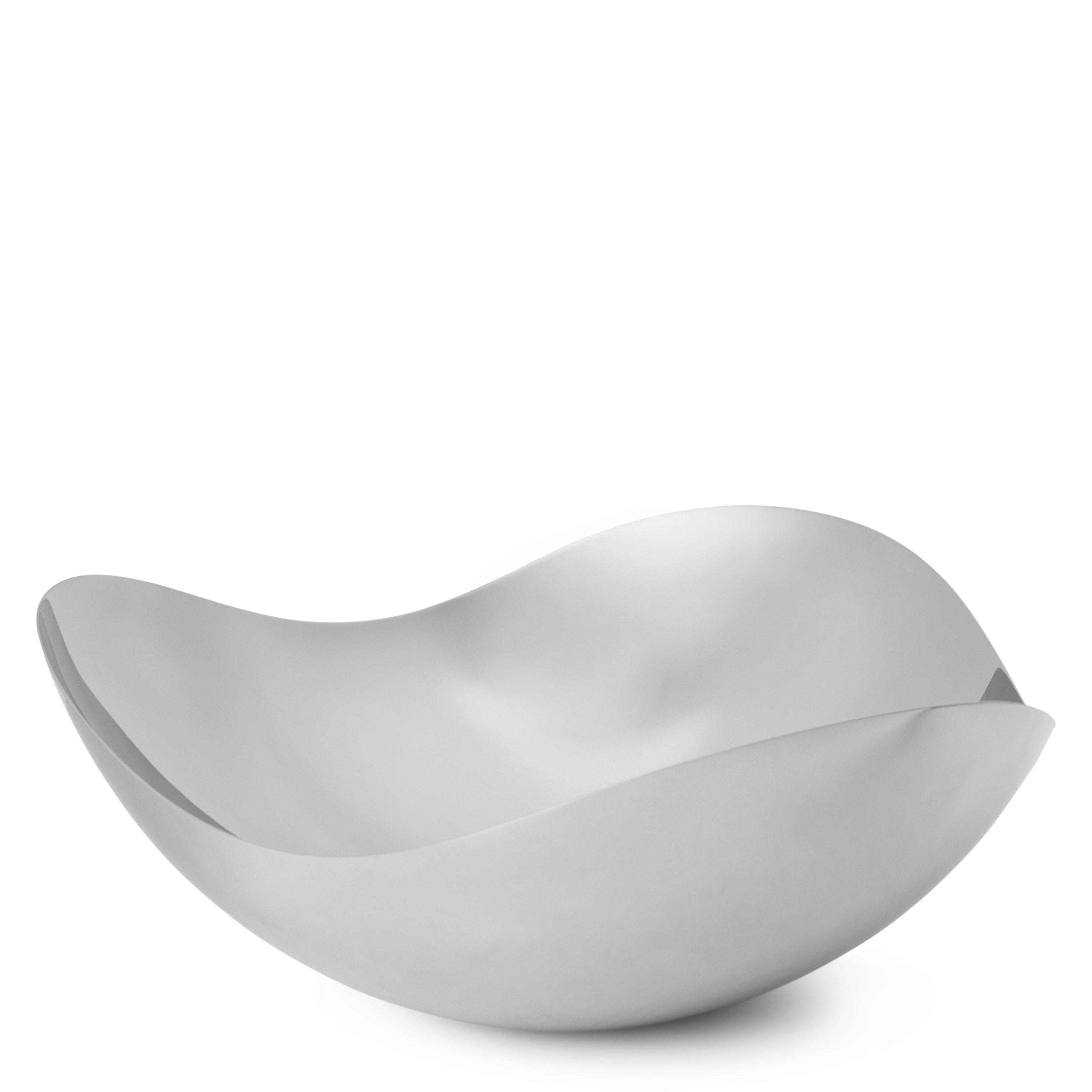 SILVER - Georg Jensen - Bloom Large Mirror-Polished Stainless Steel Bowl - 1