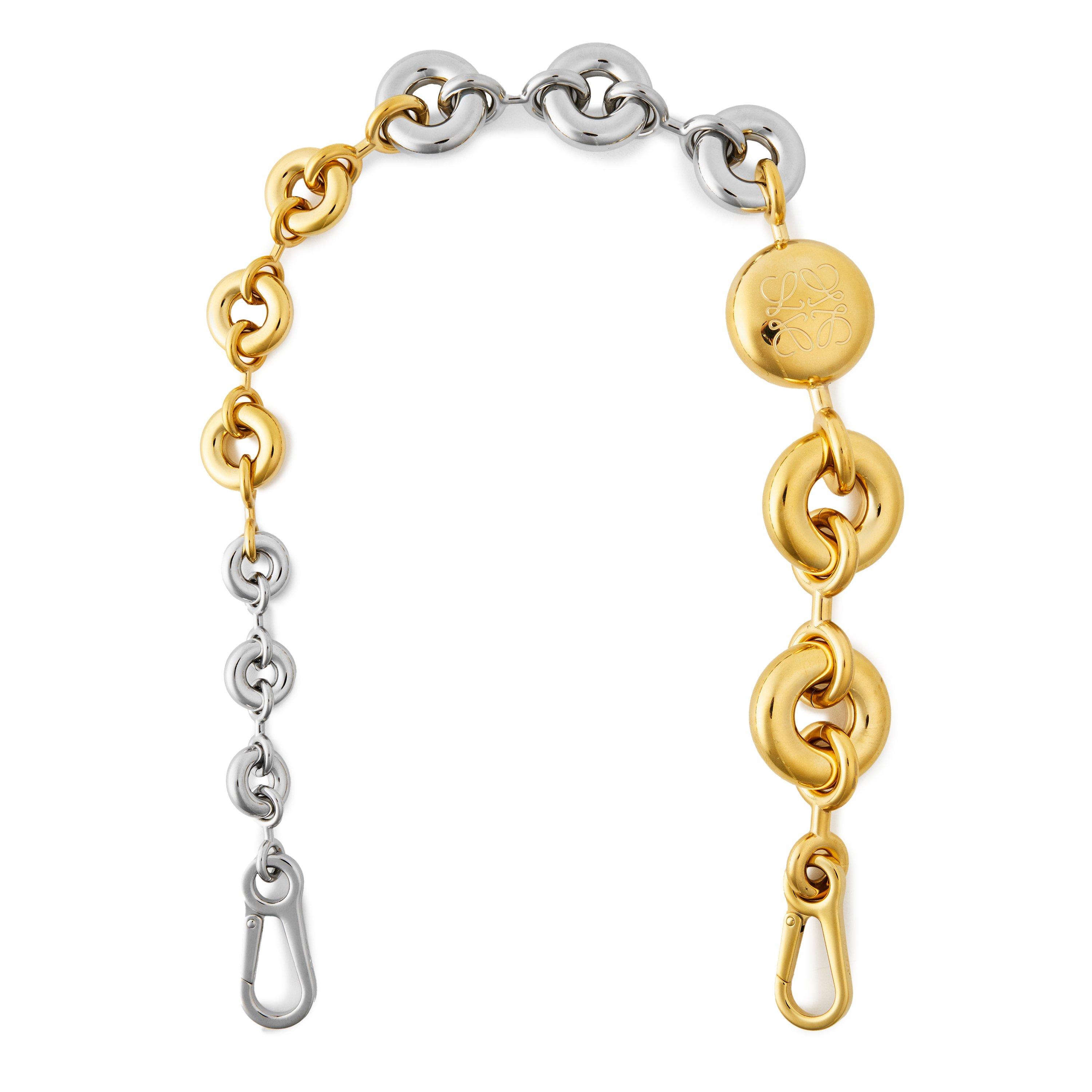 GOLD AND OTHER - Loewe - BICOLOUR DONUT CHAIN STRA - 2
