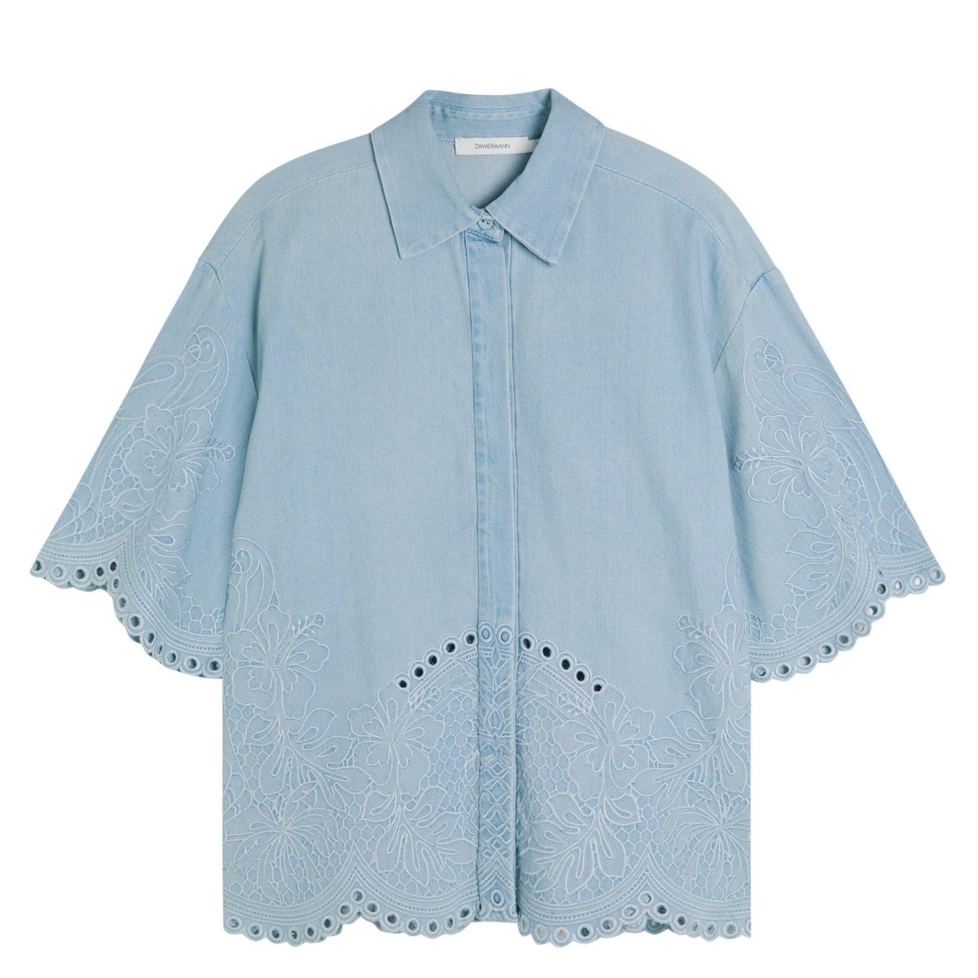 DENIM - Zimmermann - DAYLIGHT DENIM SHIRT