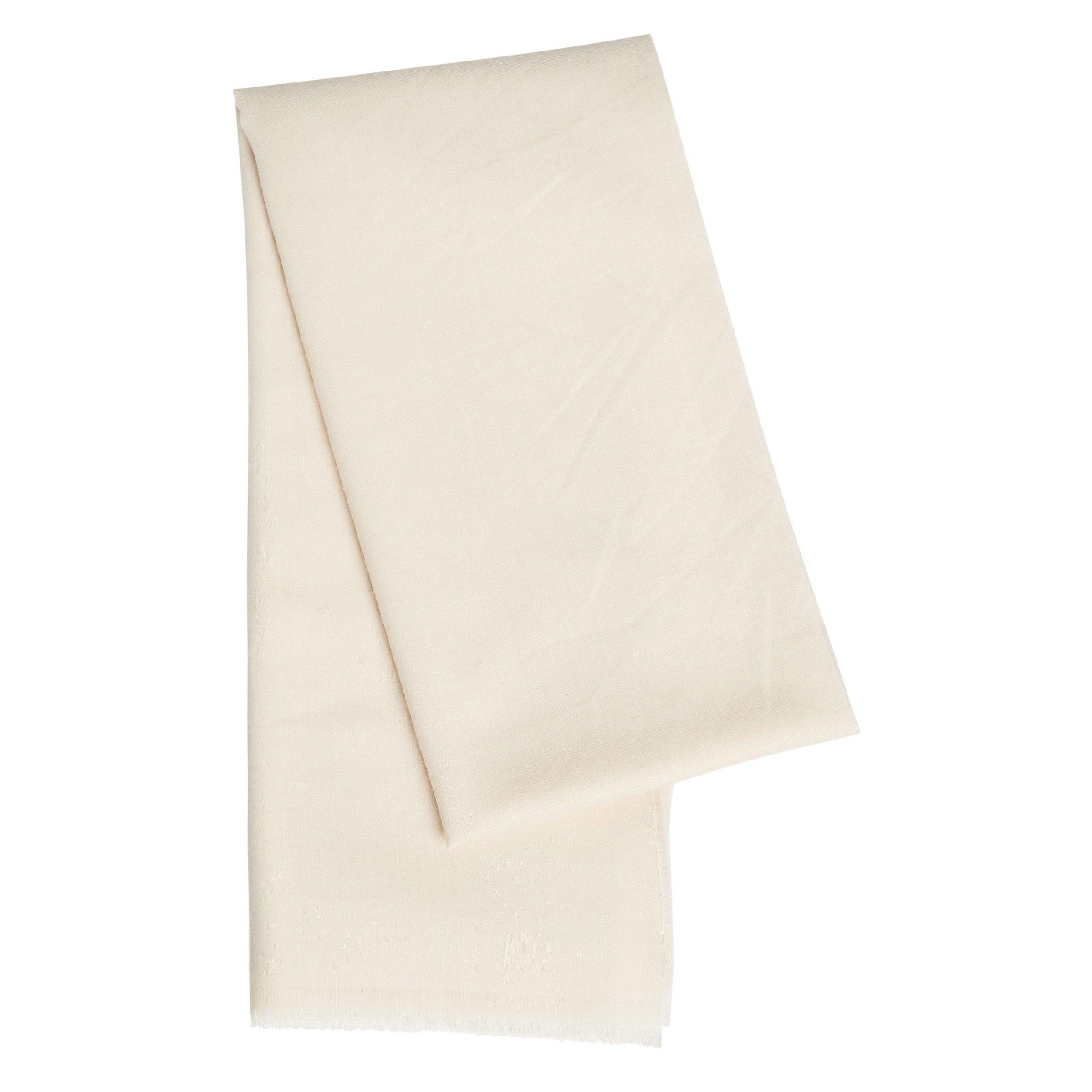 WHITE - Toteme - LIGHT WOOL SCARF