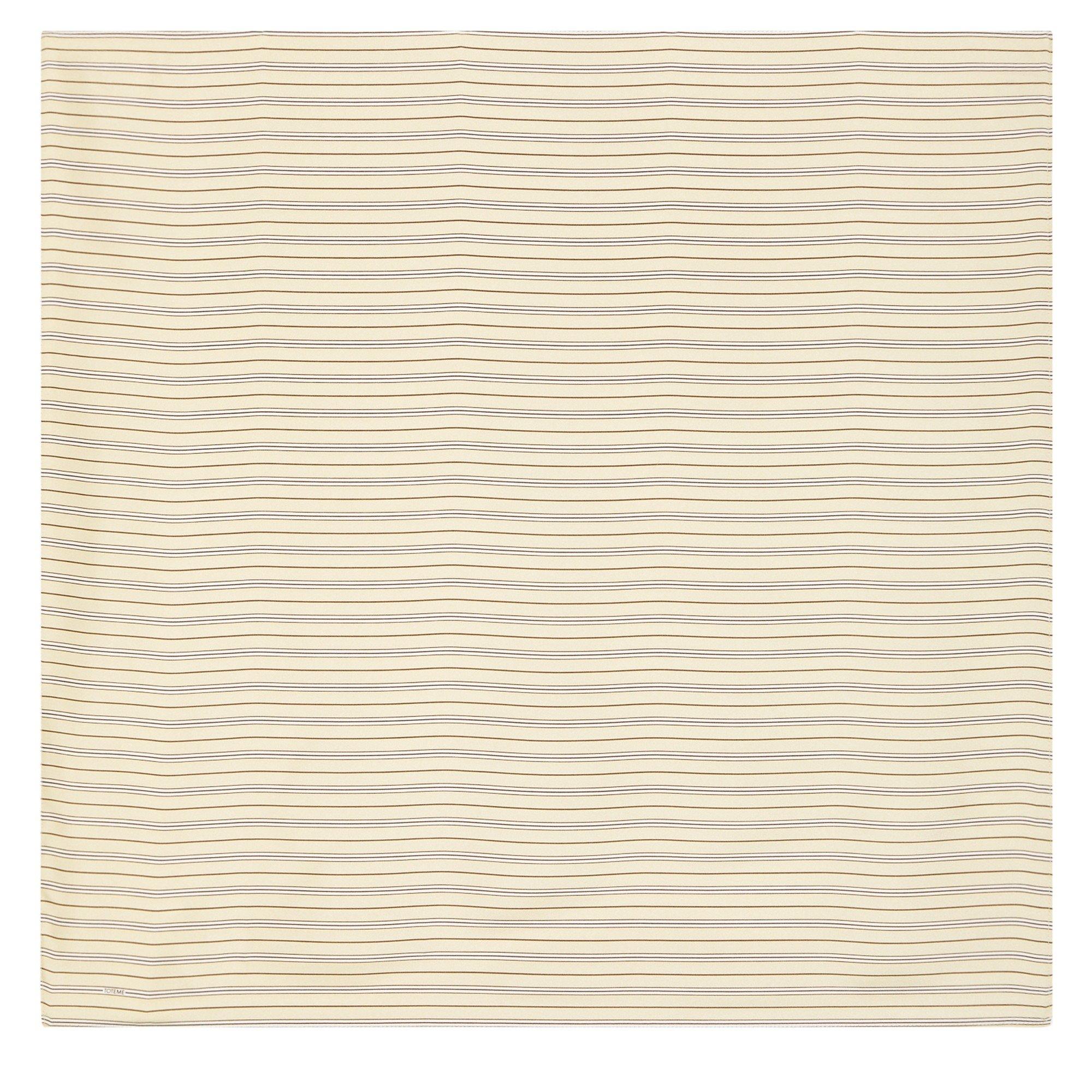 Women's Striped Silk Scarf