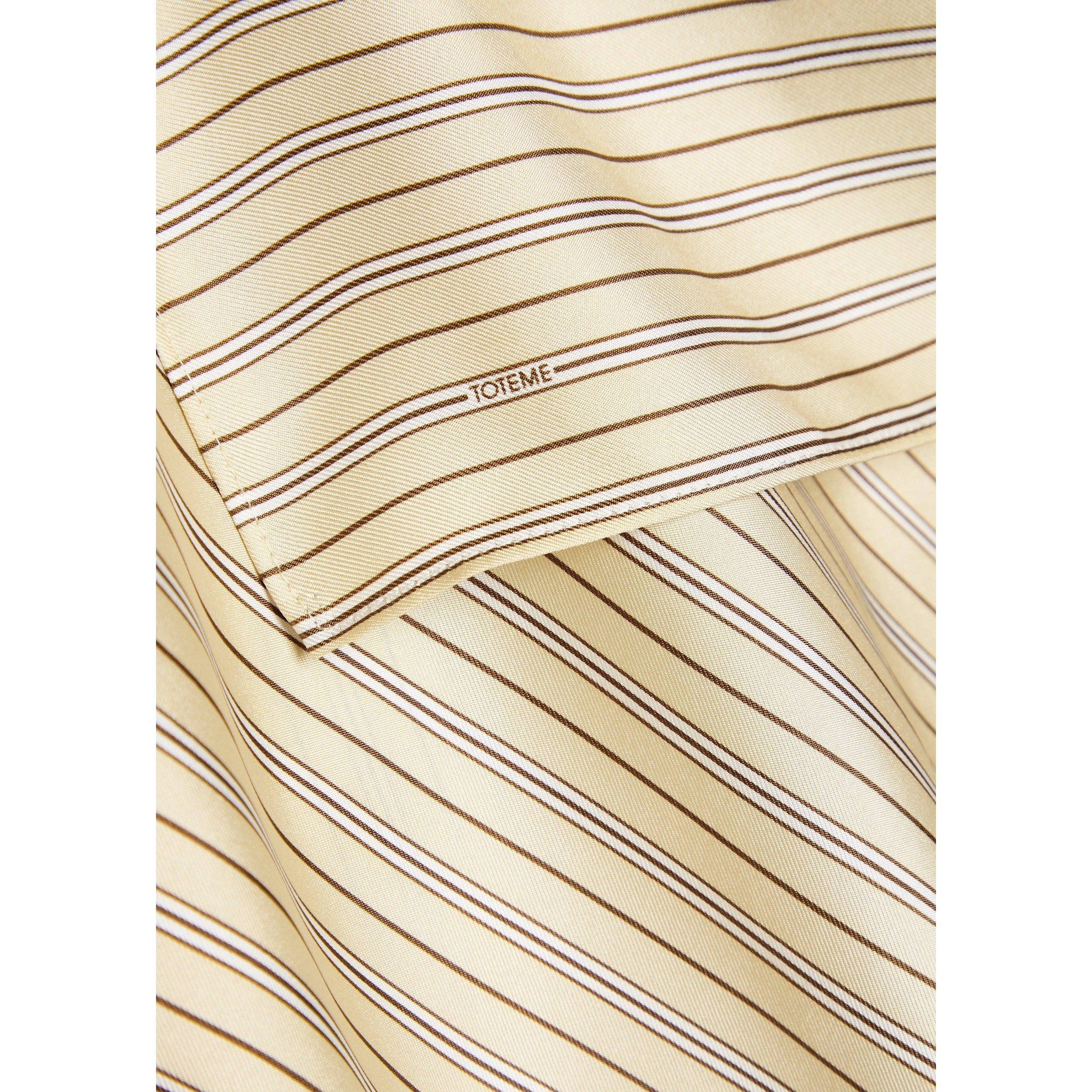 BEIGE AND OTHER - Toteme - Women's Striped Silk Scarf - 3