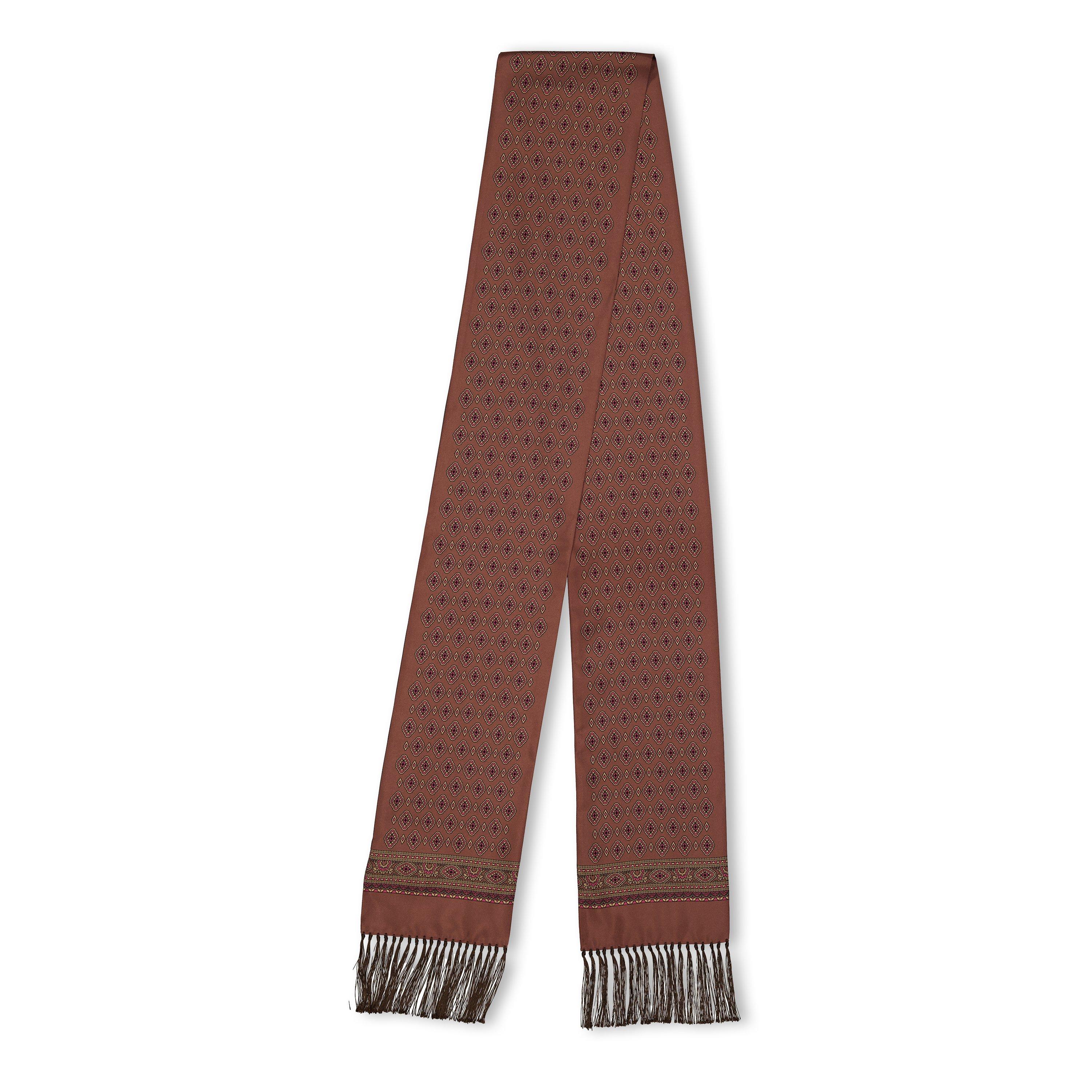 RED - Valentino - SCARF WITH FRINGES - 1