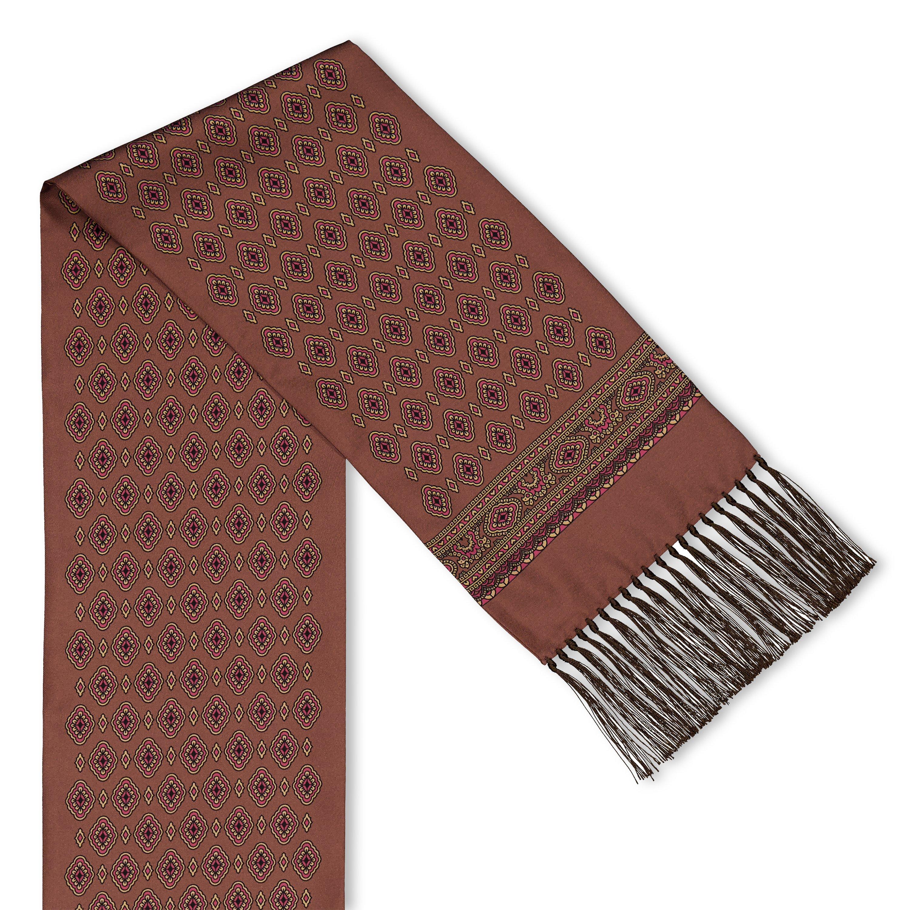 RED - Valentino - SCARF WITH FRINGES - 2