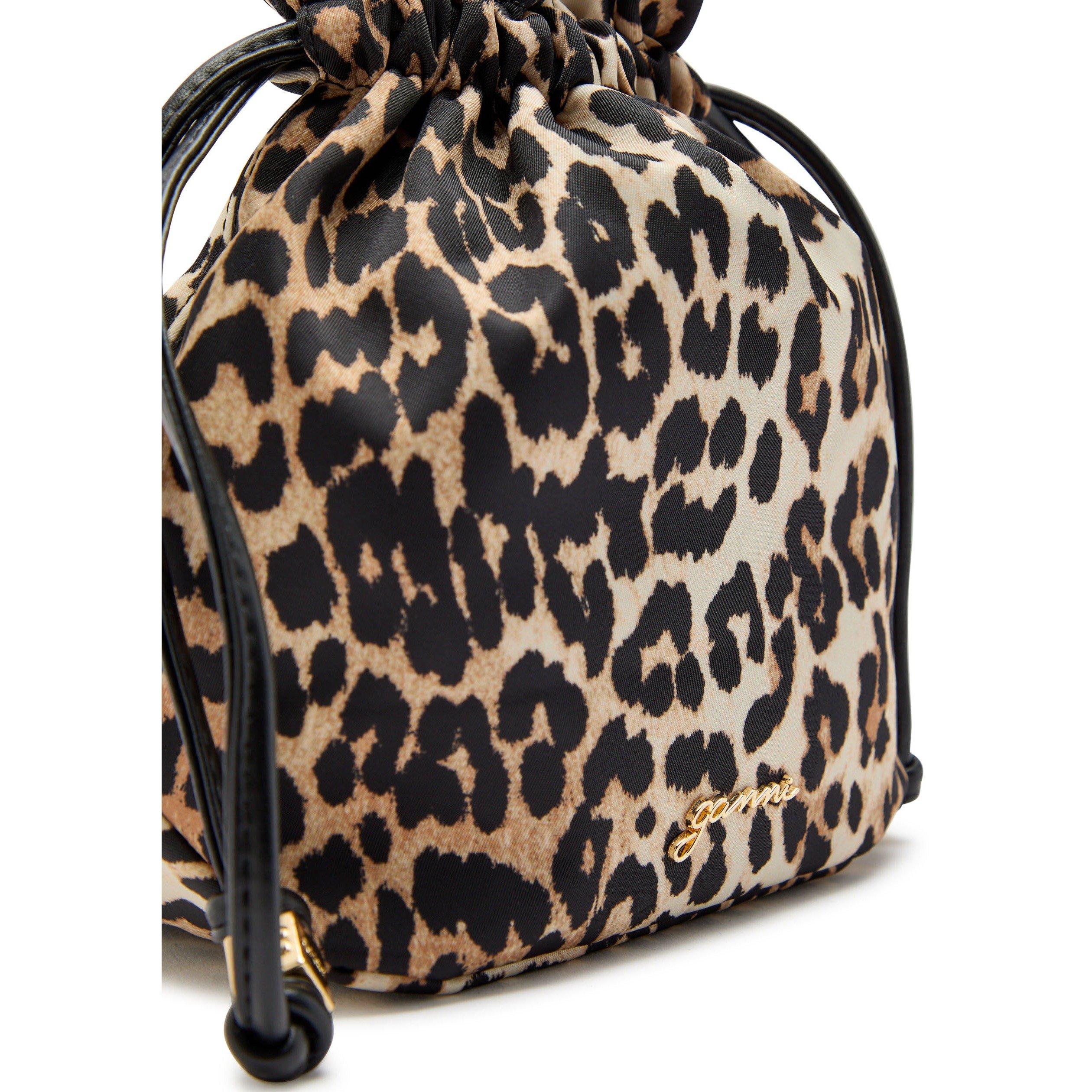 BROWN - Ganni - Pouch Printed Nylon - 4