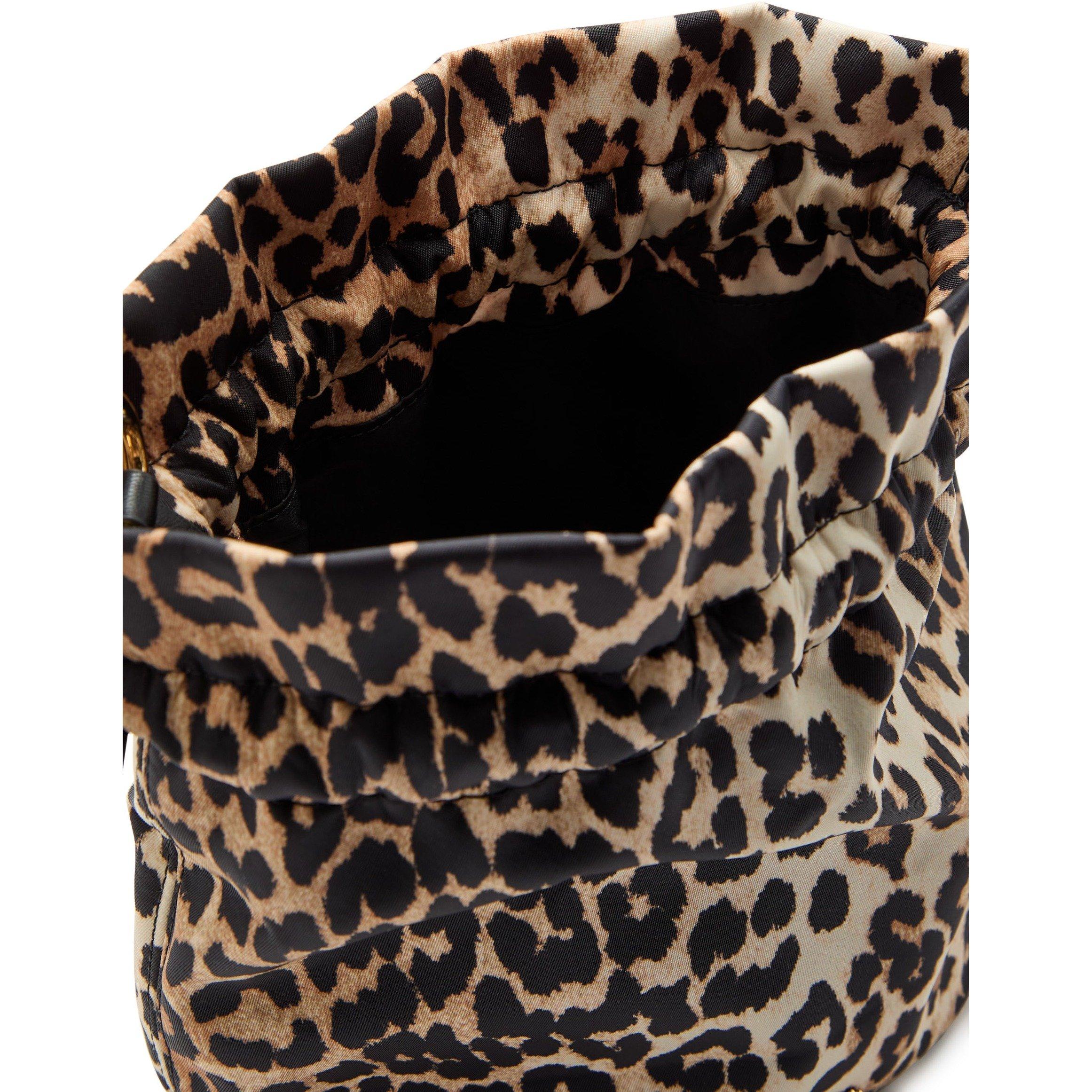 BROWN - Ganni - Pouch Printed Nylon - 5