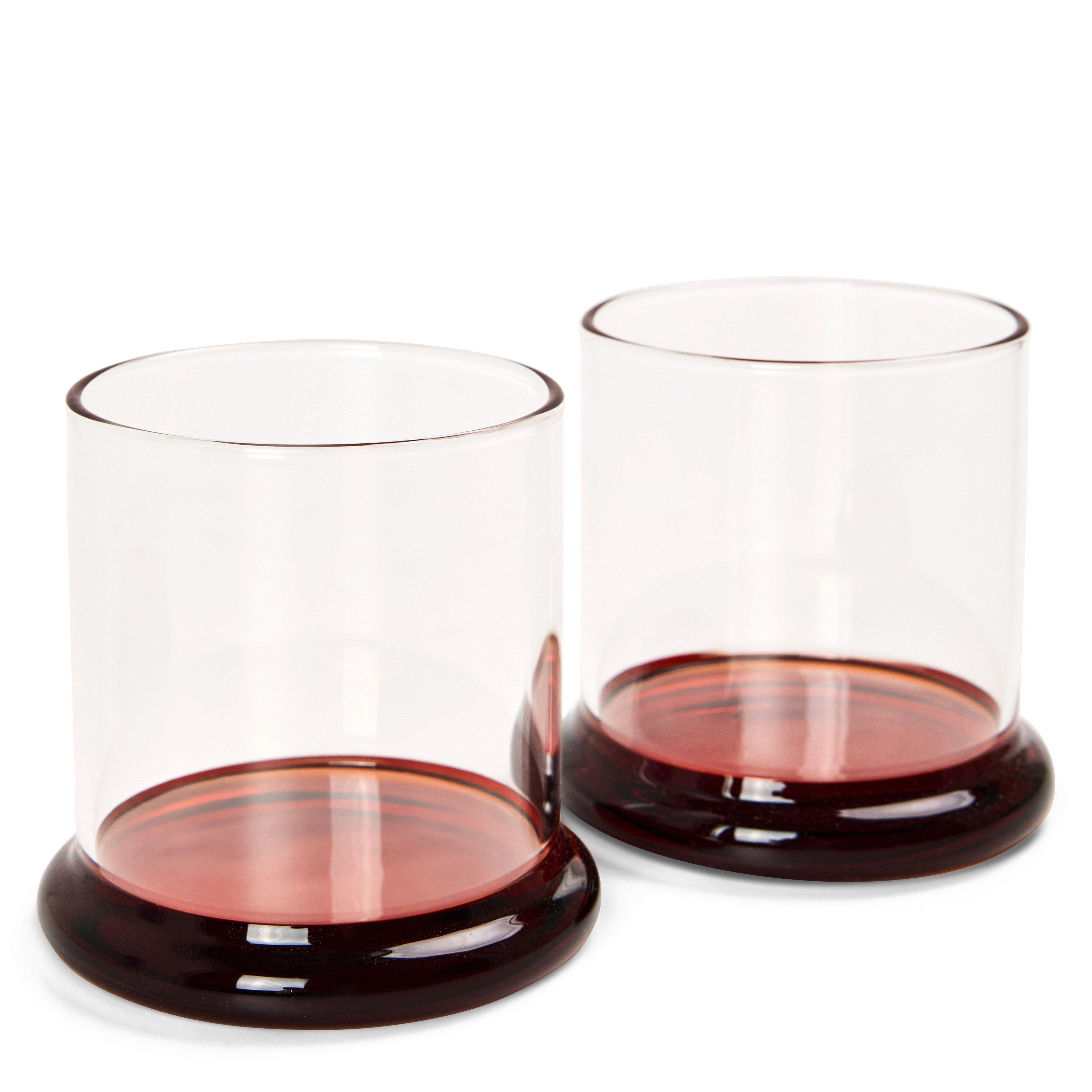 Fritter Borosilicate Glass Set of 2 Tumblers 180 ml