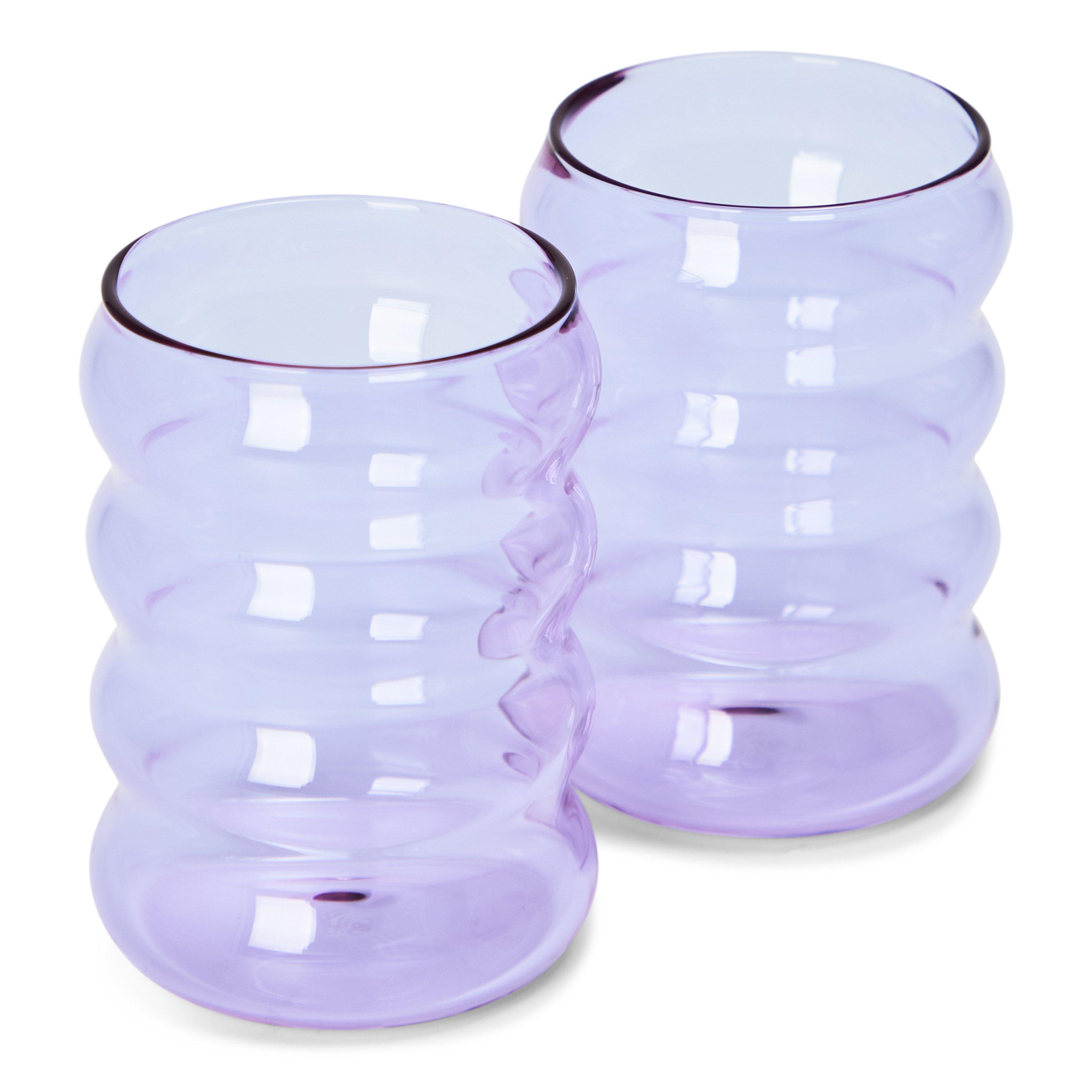 PURPLE - Unknown - SMALL RIPPLE CUPS SET OF - 1