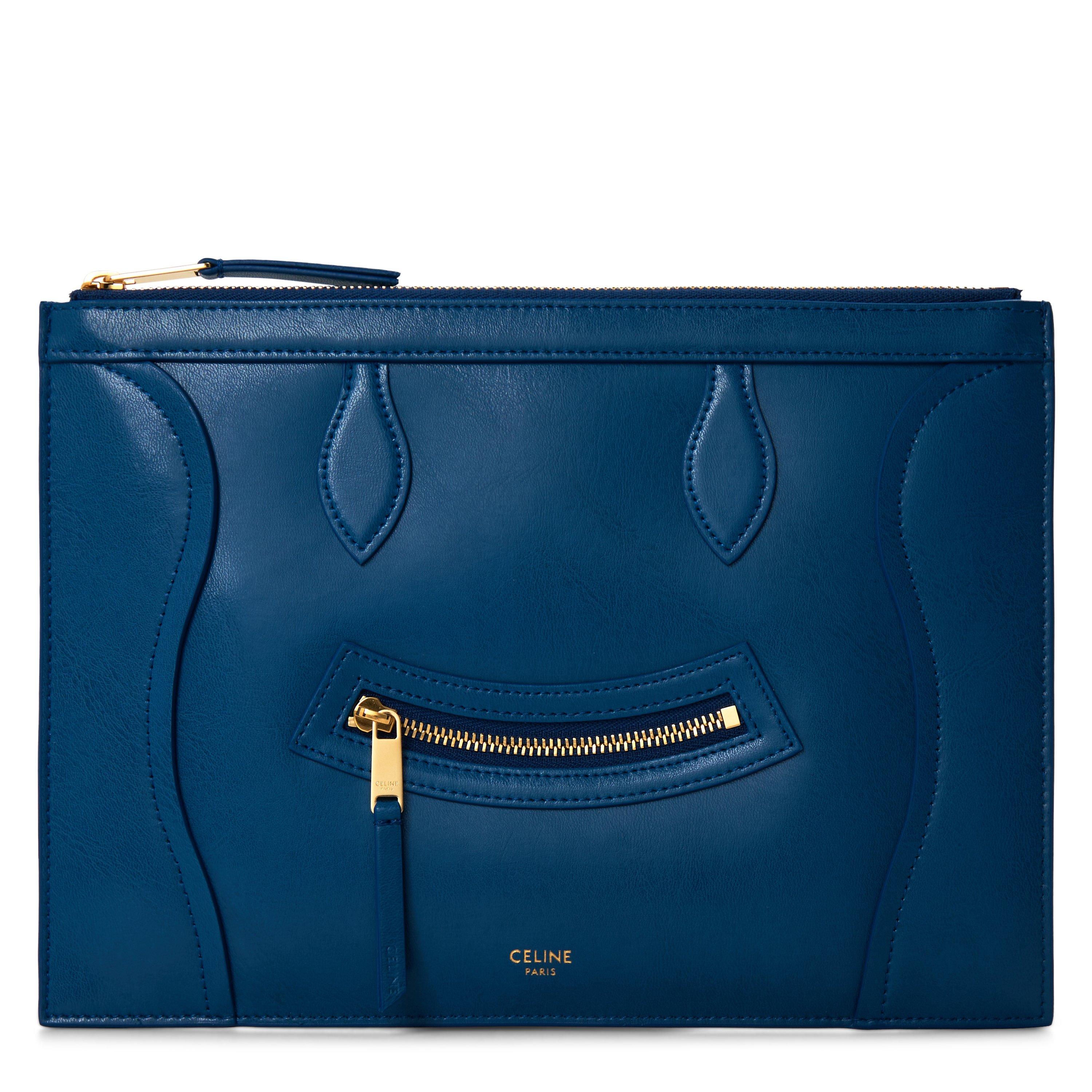BLUE - Celine - MEDIUM POUCH - 1