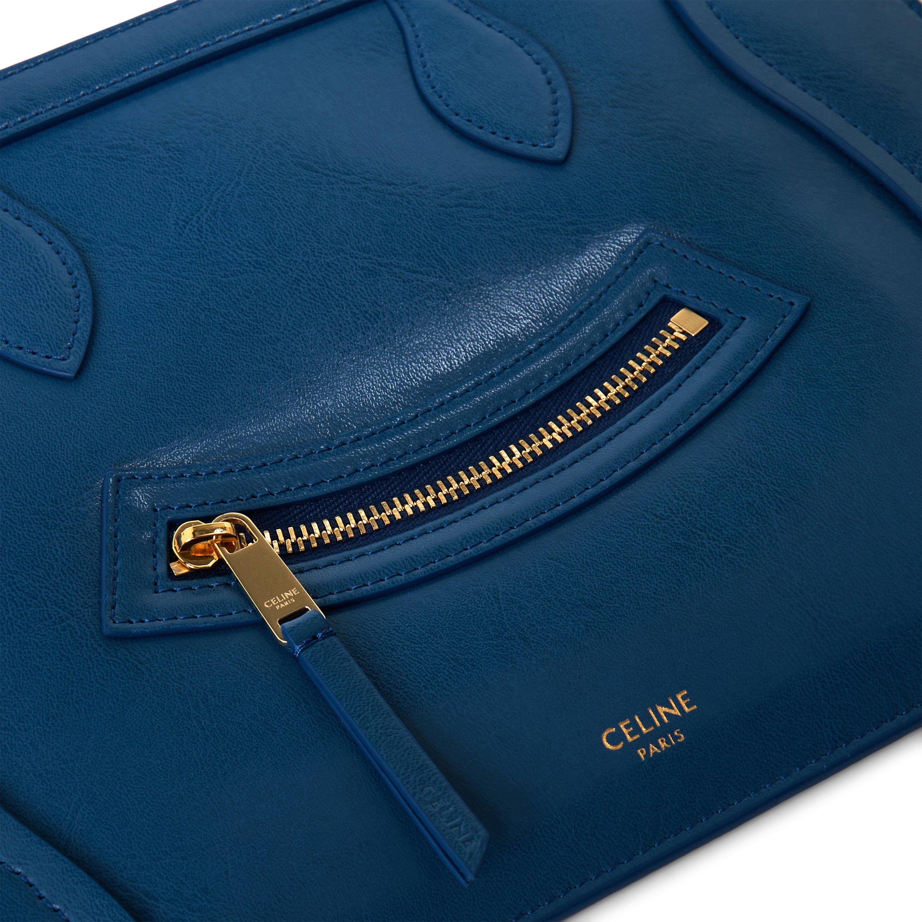 BLUE - Celine - MEDIUM POUCH - 3