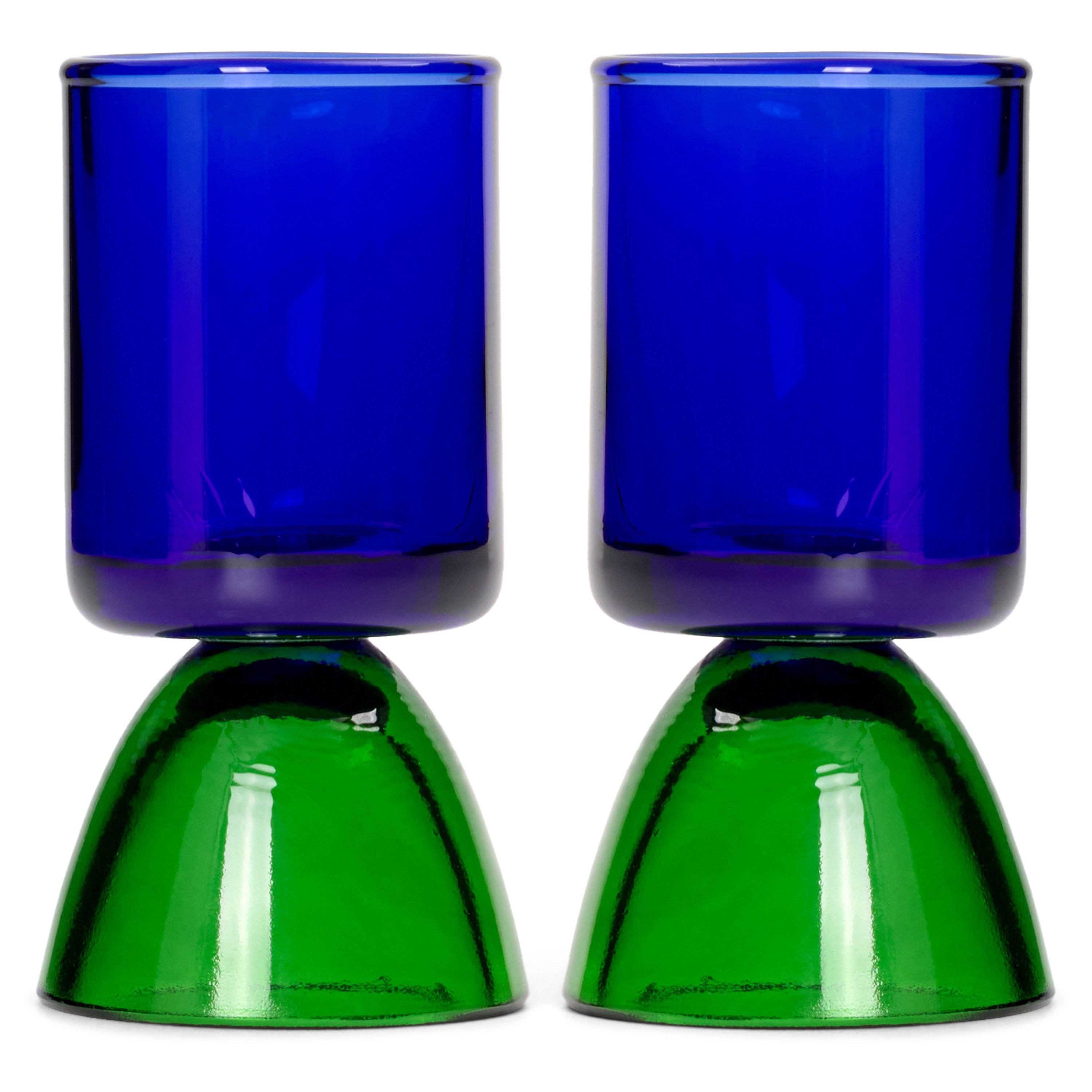 BLUE AND OTHER - Natalia Criado - Tequila Cups Blue Crystal Shot Glasses - 1