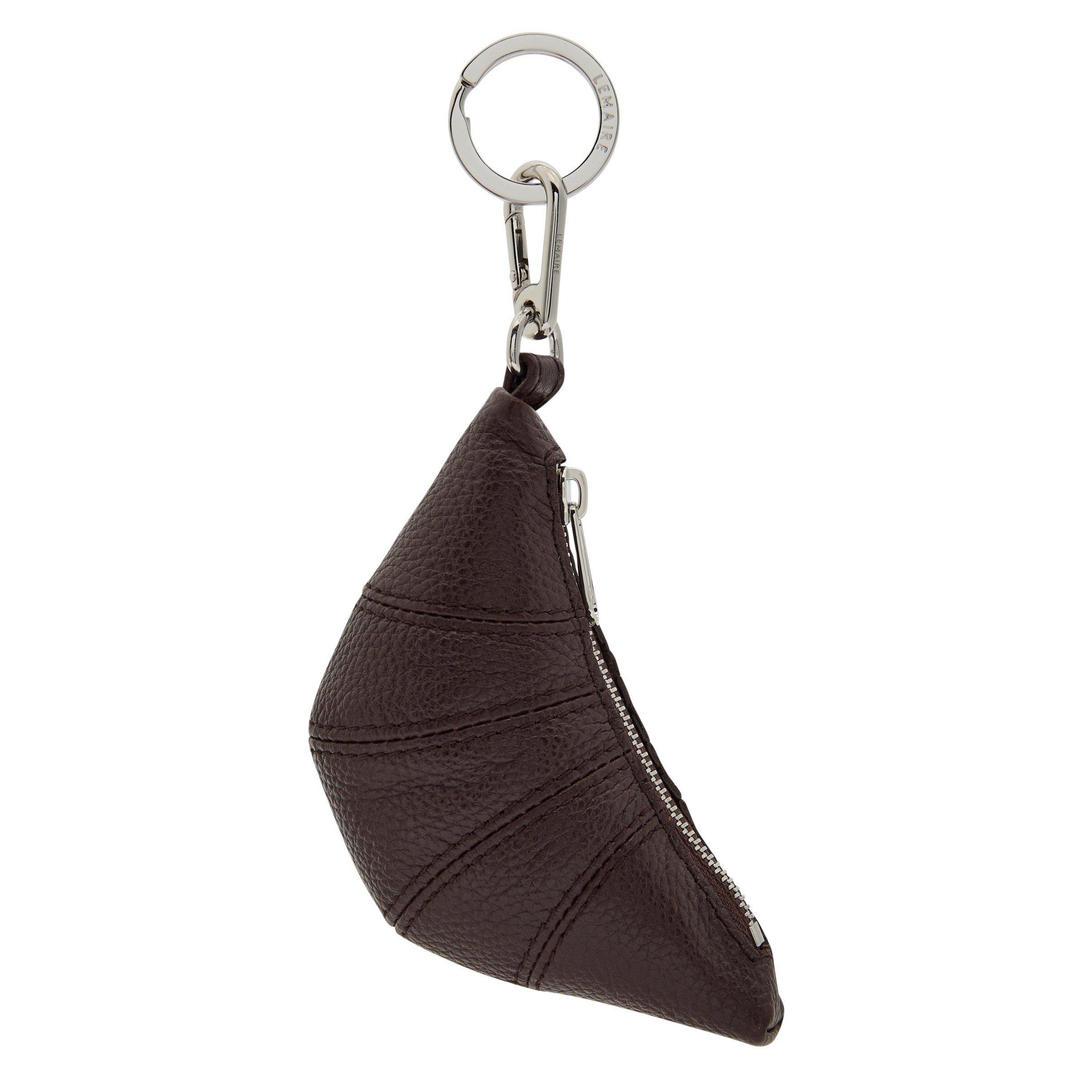 DARK BROWN - Lemaire - MINI CROISSANT KEYRING
