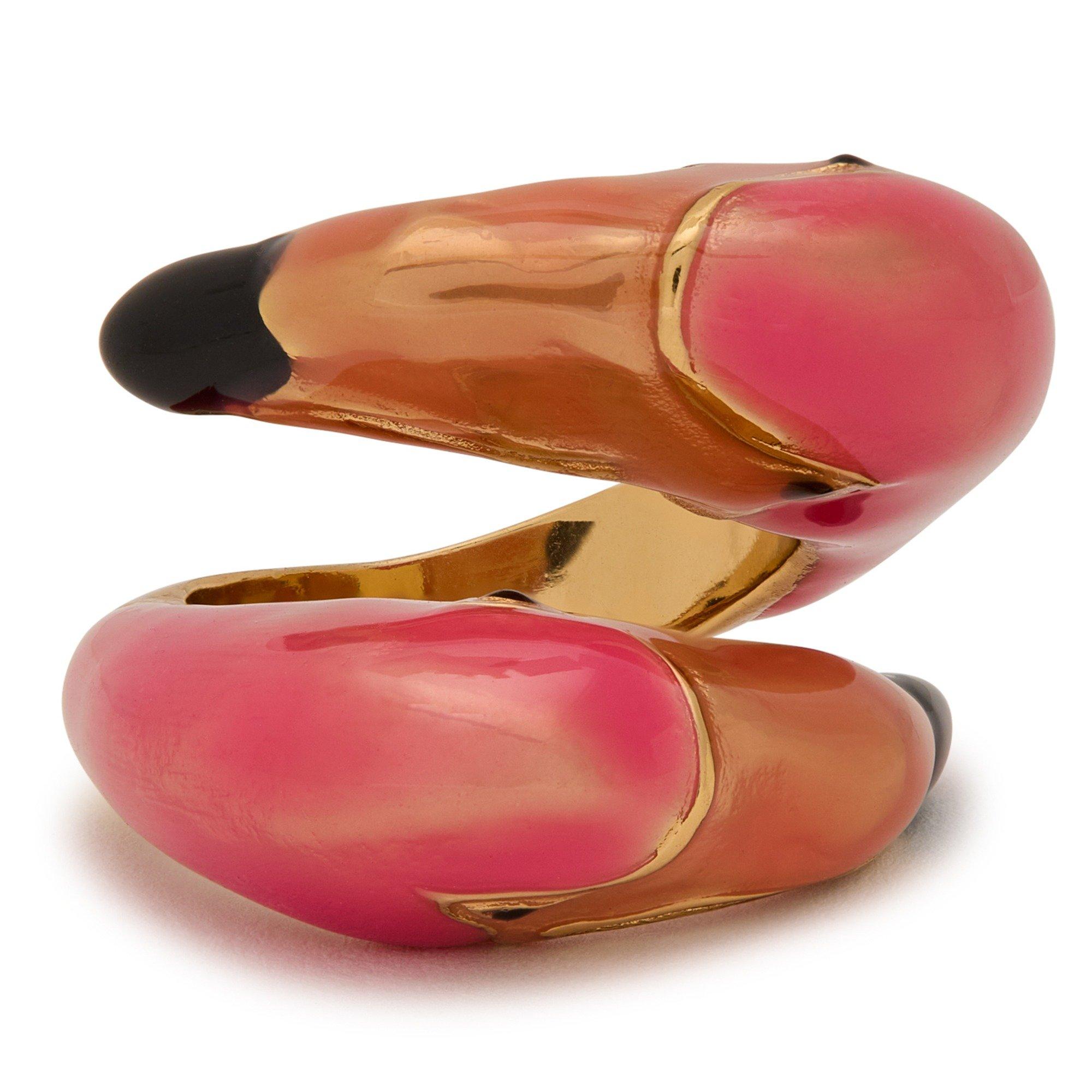 PINK - Chloe - TROPICAL FLAMINGO WRAP RING - 2