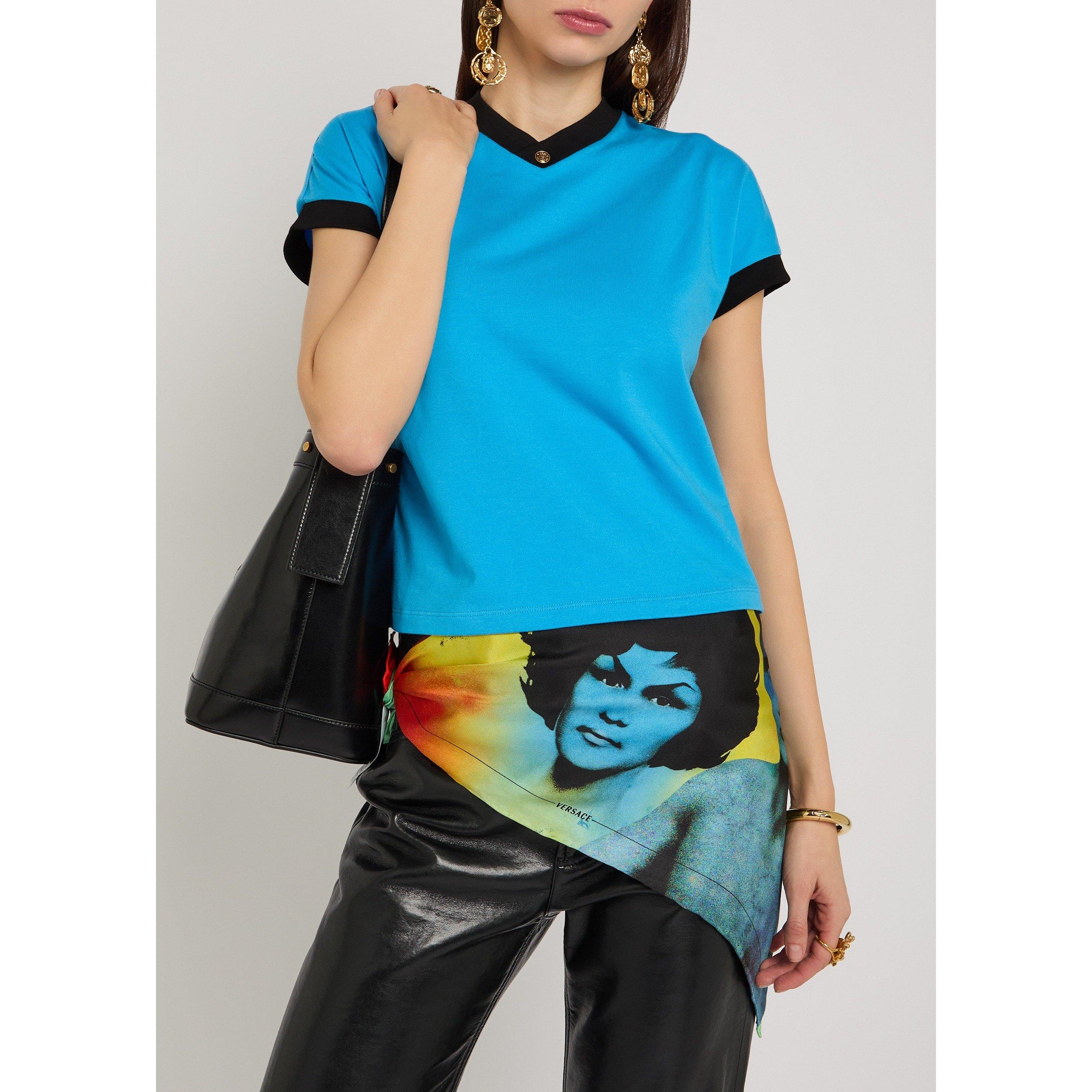 MULTICOLOURED 1 - Versace - FOULARD 70X70 SILK TWILL PARTY - 3