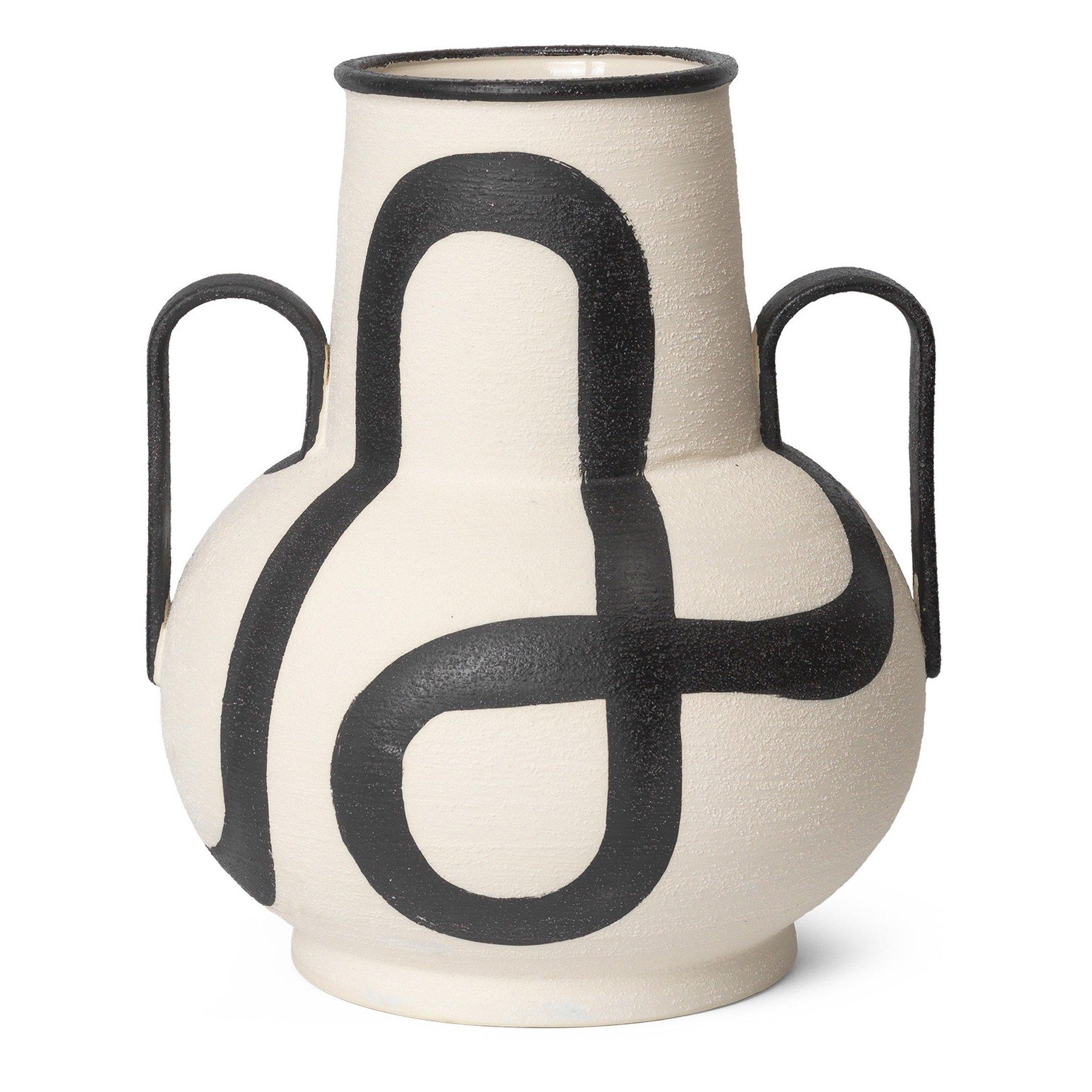 OFF WHITE - ferm LIVING - TRACE VASE
