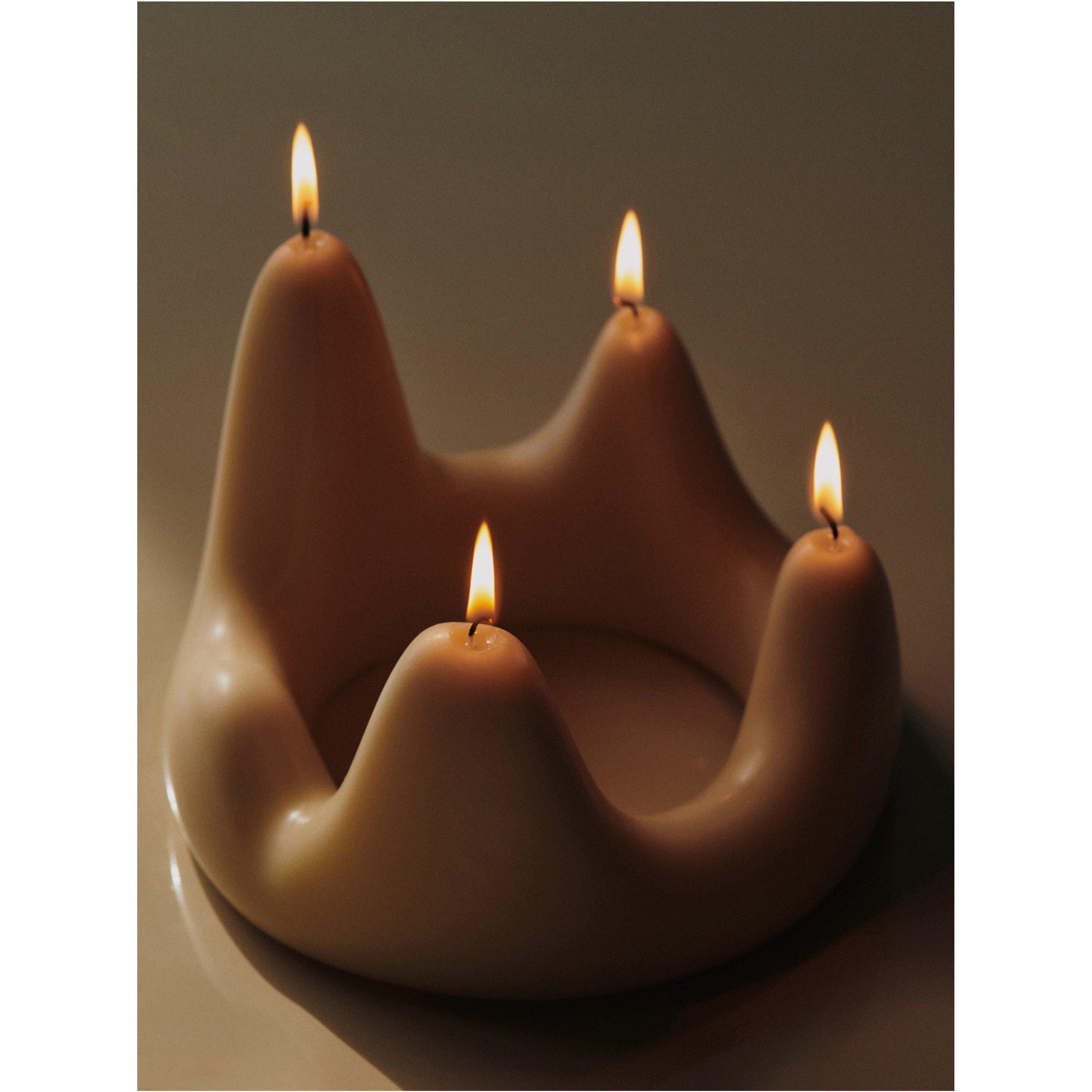 BEIGE - ferm LIVING - Stala Unscented Candle Ring - 2
