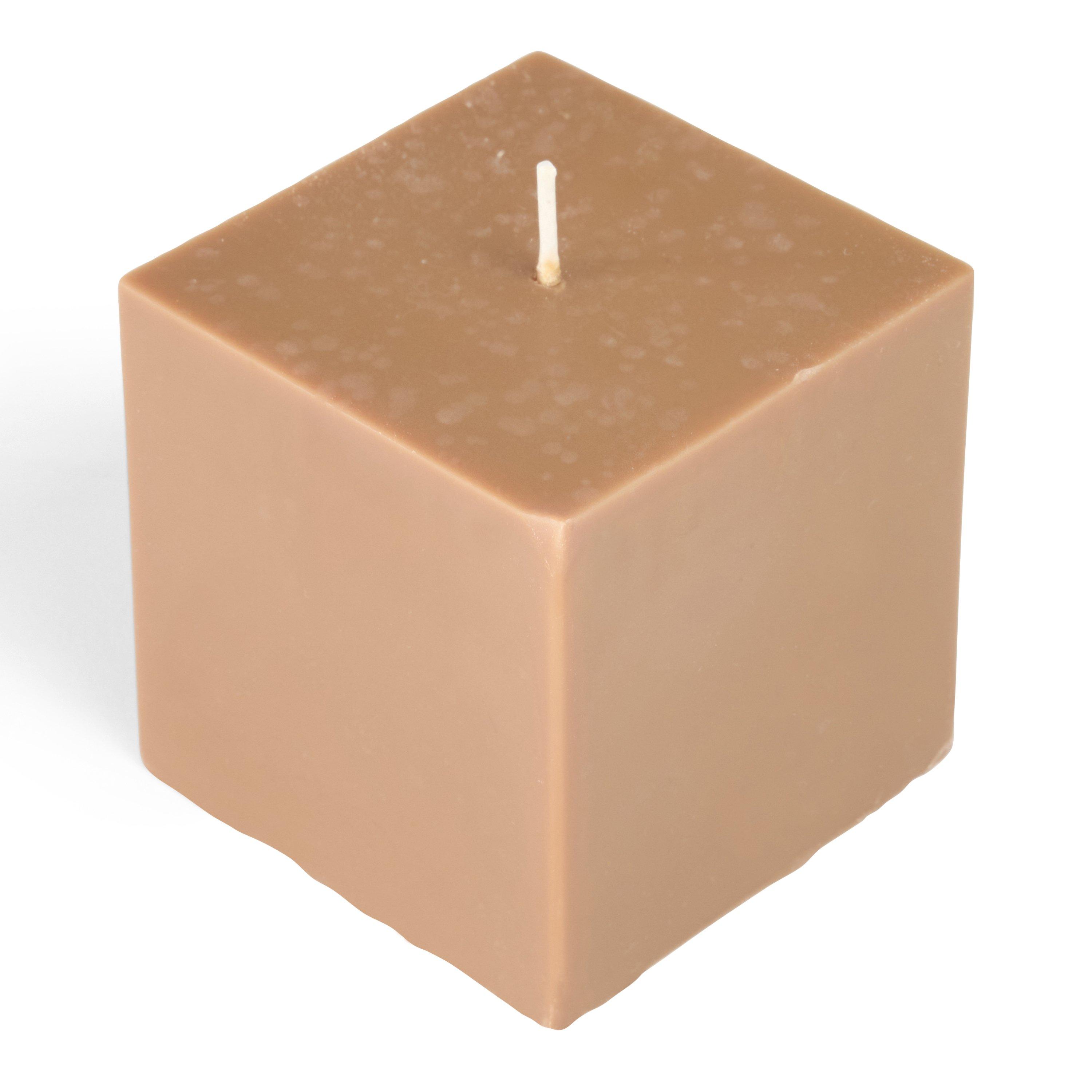 DARK BROWN - ferm LIVING - BURREN BLOCK CANDLE - SMA - 2