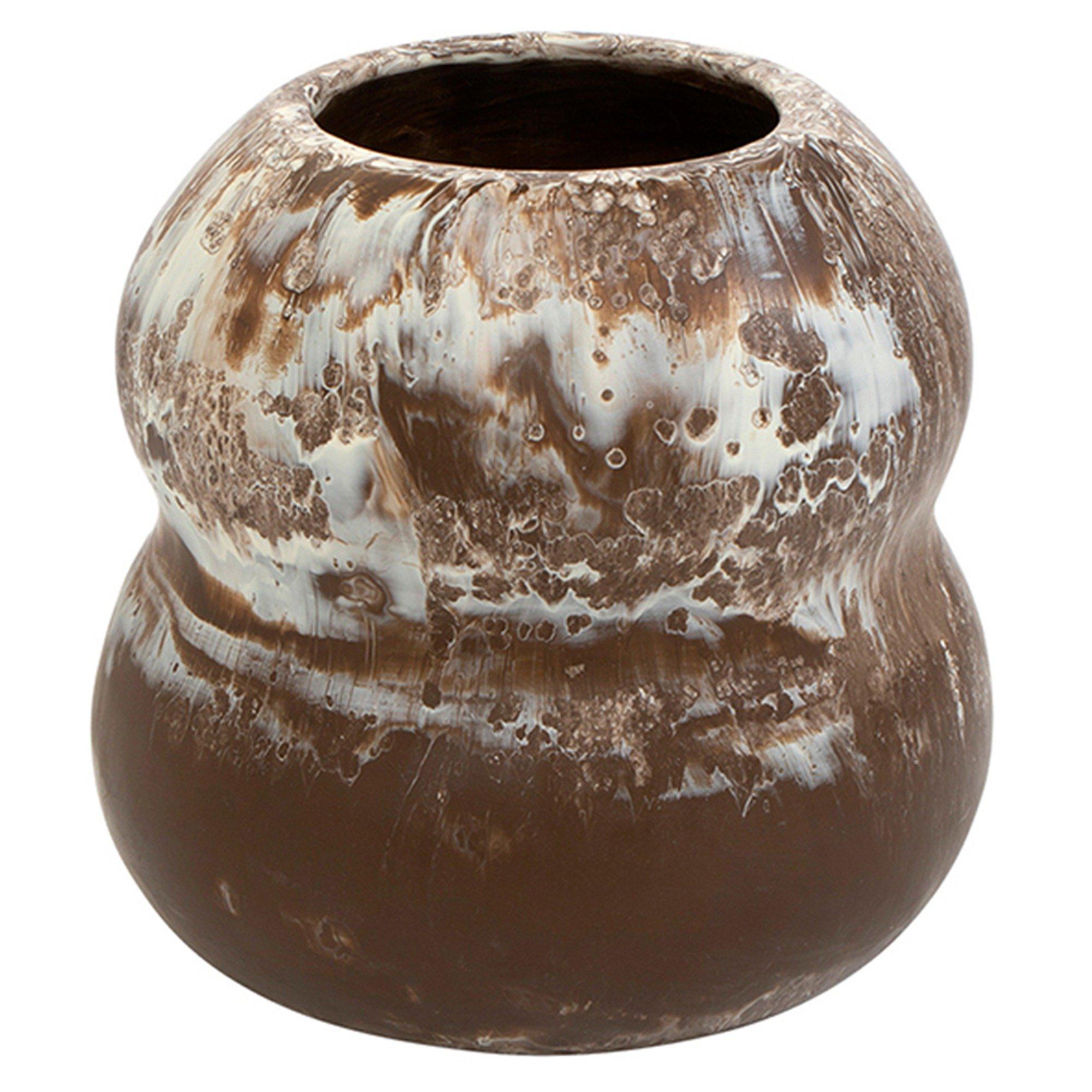 BROWN AND OTHER - Dinosaur Designs - LARGE BEEHIVE VASE - 2