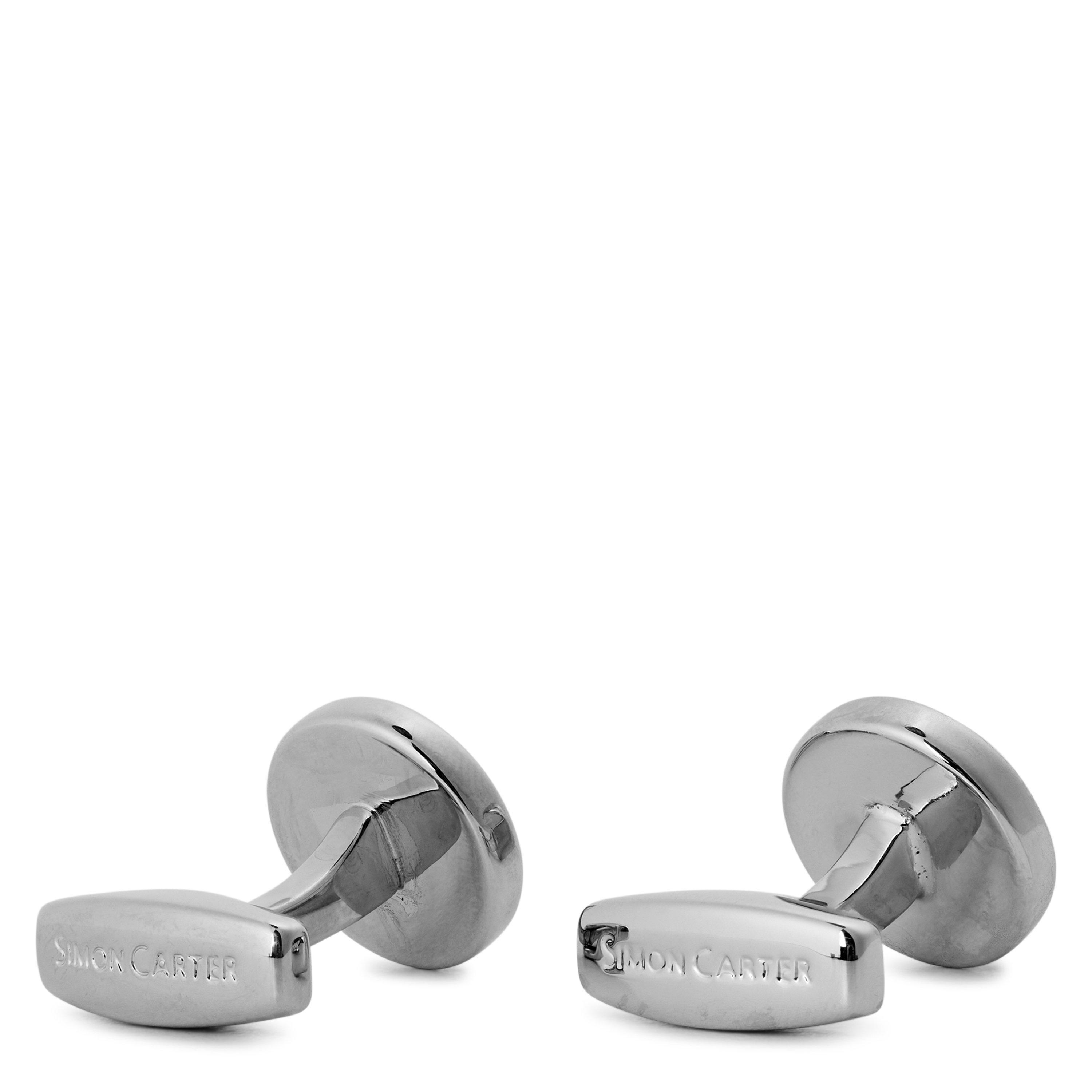 BLUE - Simon Carter - SIM SHARK MOP CUFFLINKS - 2