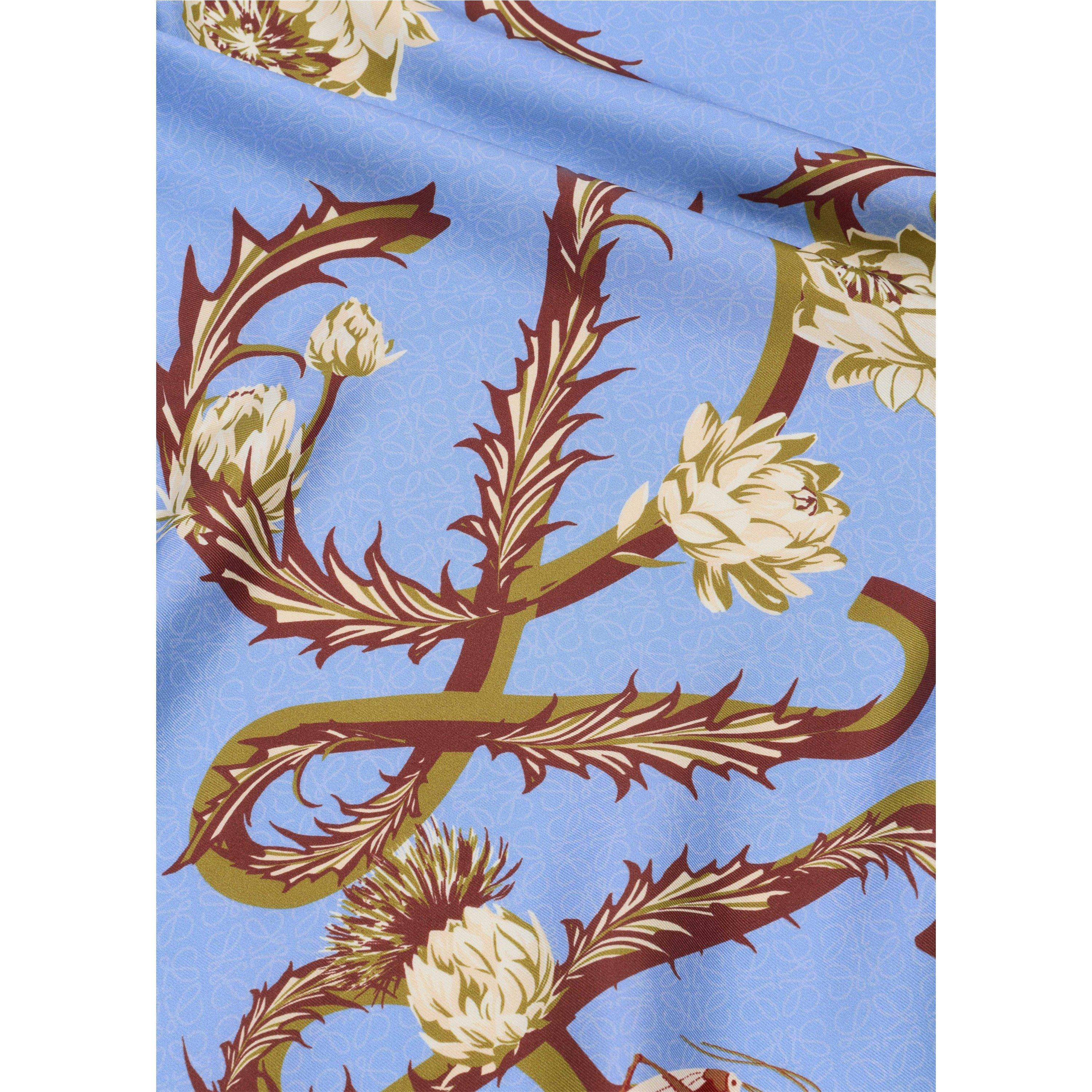 LIGHT BLUE - LOEWE - 90X90 SCARF - 5