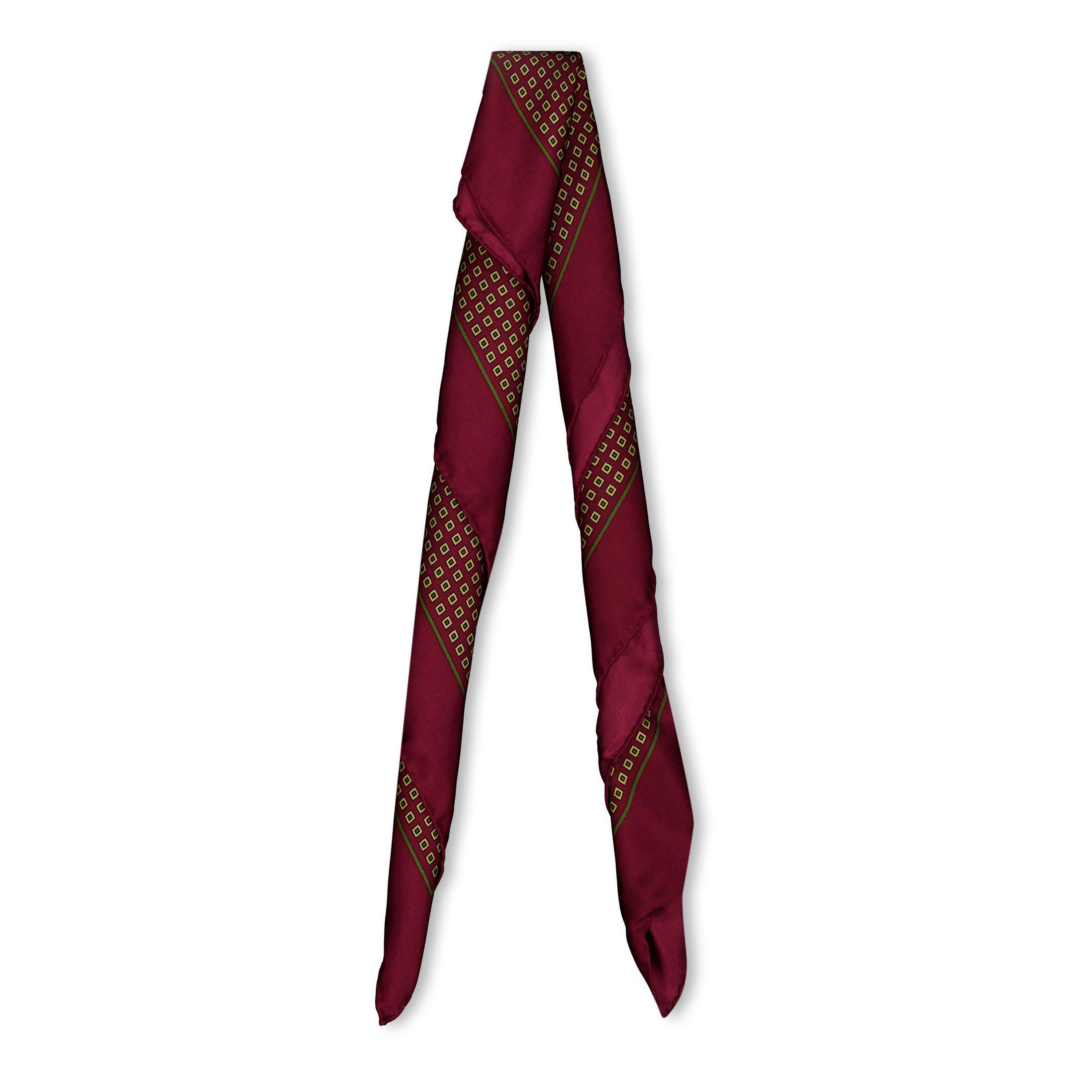 RED - Polo Ralph Lauren - FOULARD SQUARE SILK SCARF - 1