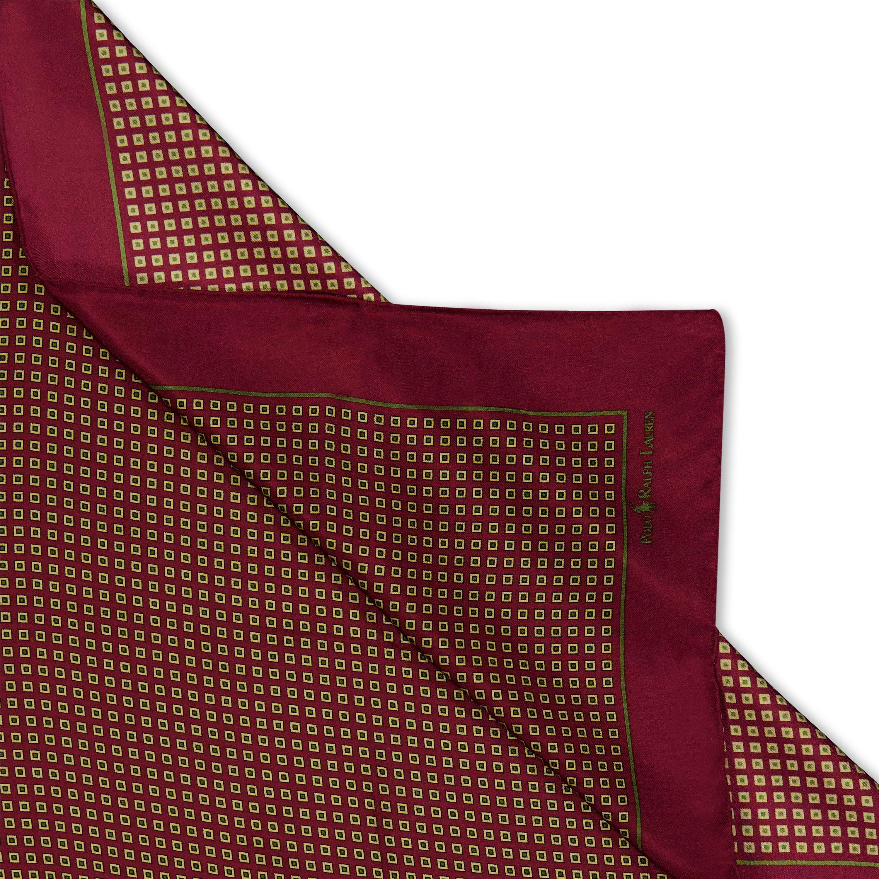 RED - Polo Ralph Lauren - FOULARD SQUARE SILK SCARF - 2