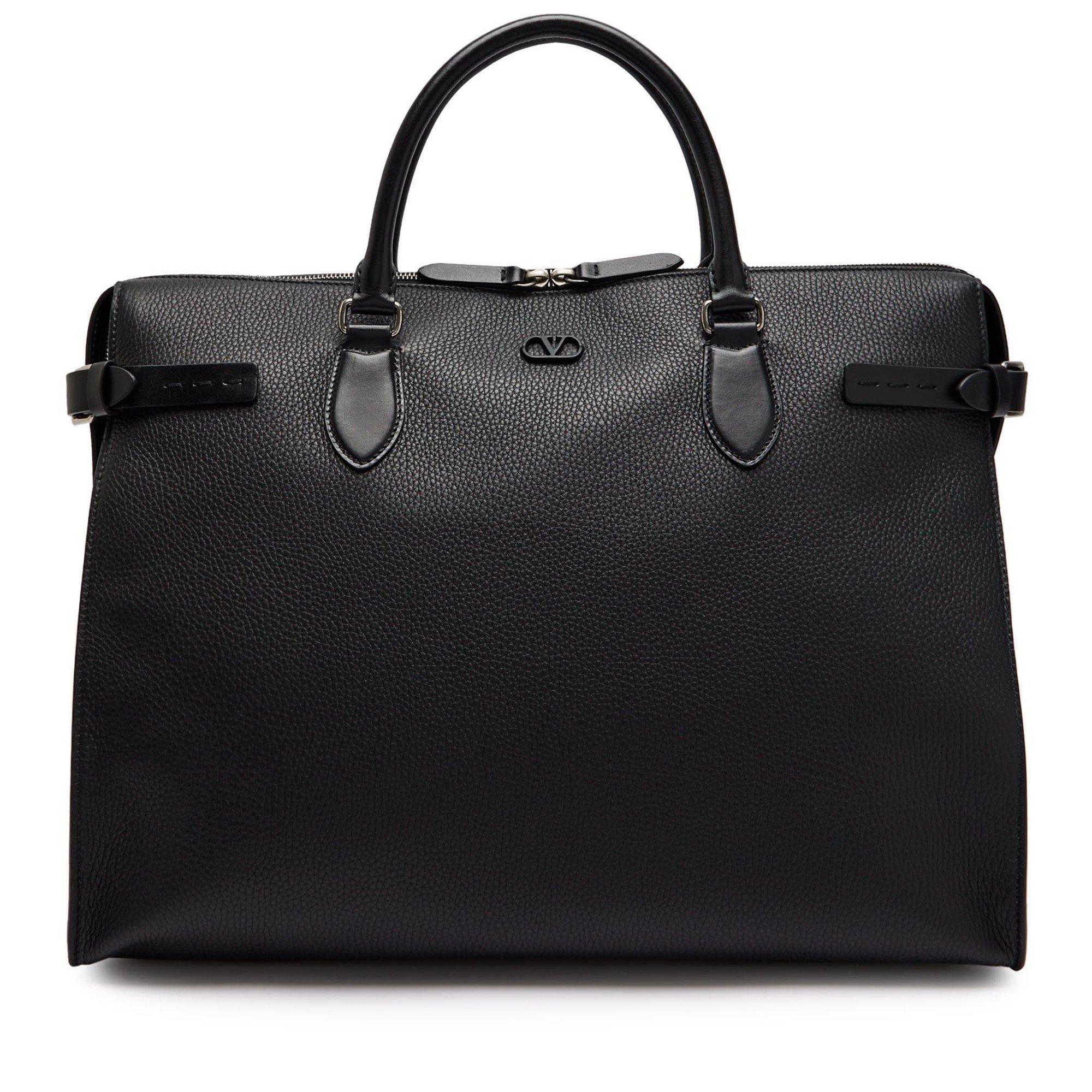 BLACK - Valentino - VAL LRGE DOUBLE HANDLE ANTIBES - 1
