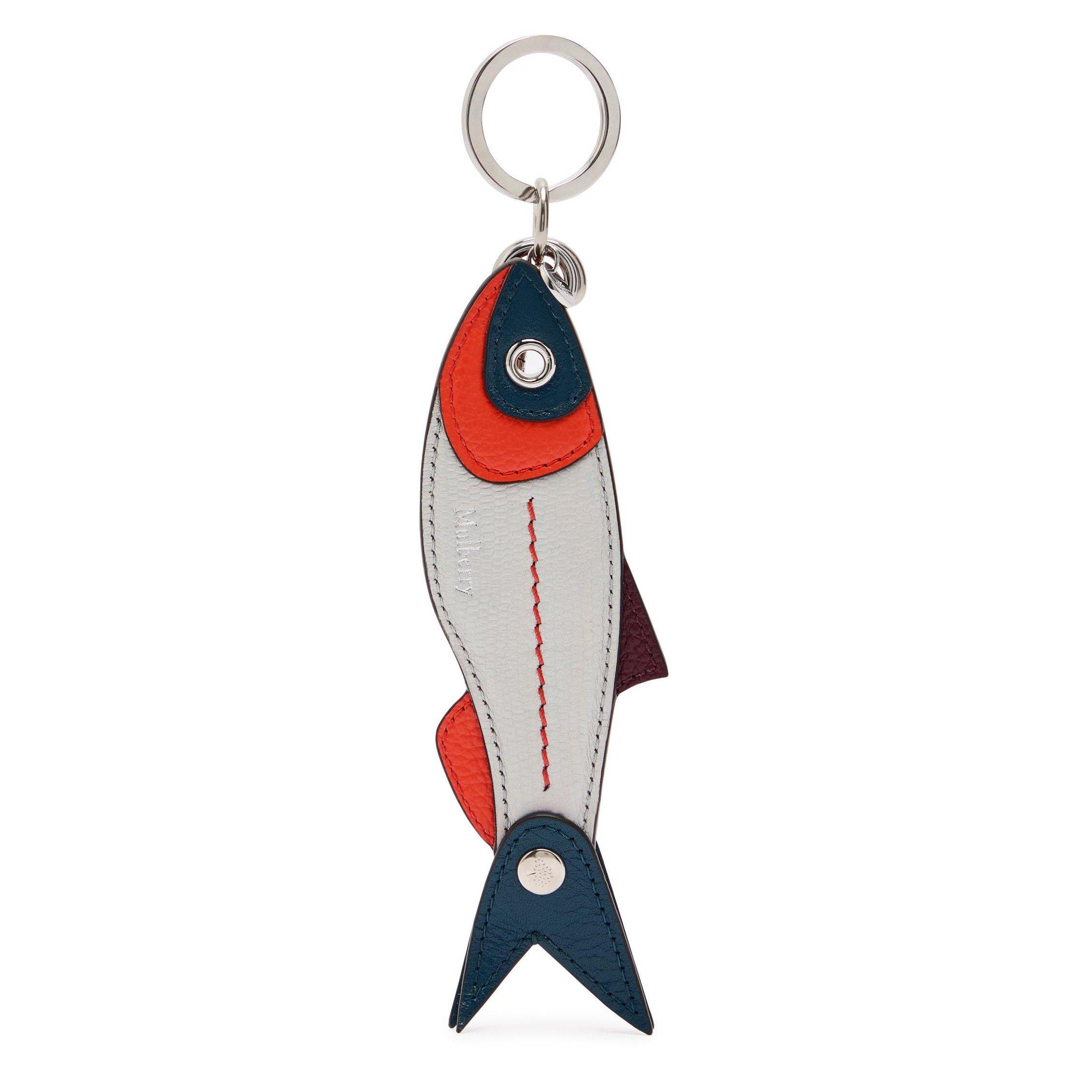 MULTICOLOURED 1 - Mulberry - MULBERRY FISH KEYRING