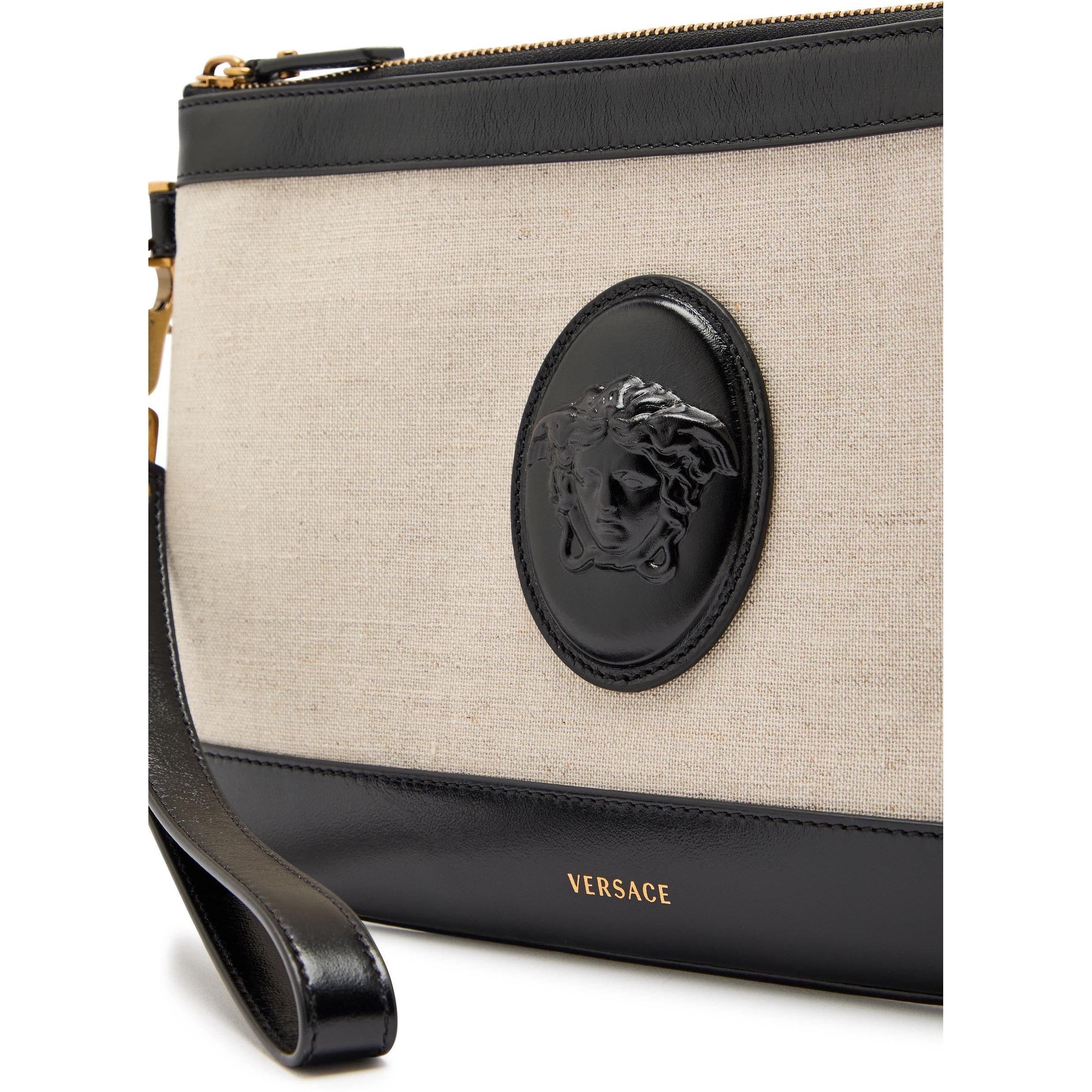 BEIGE AND OTHER - Versace - Women's Leather Pouch - 4