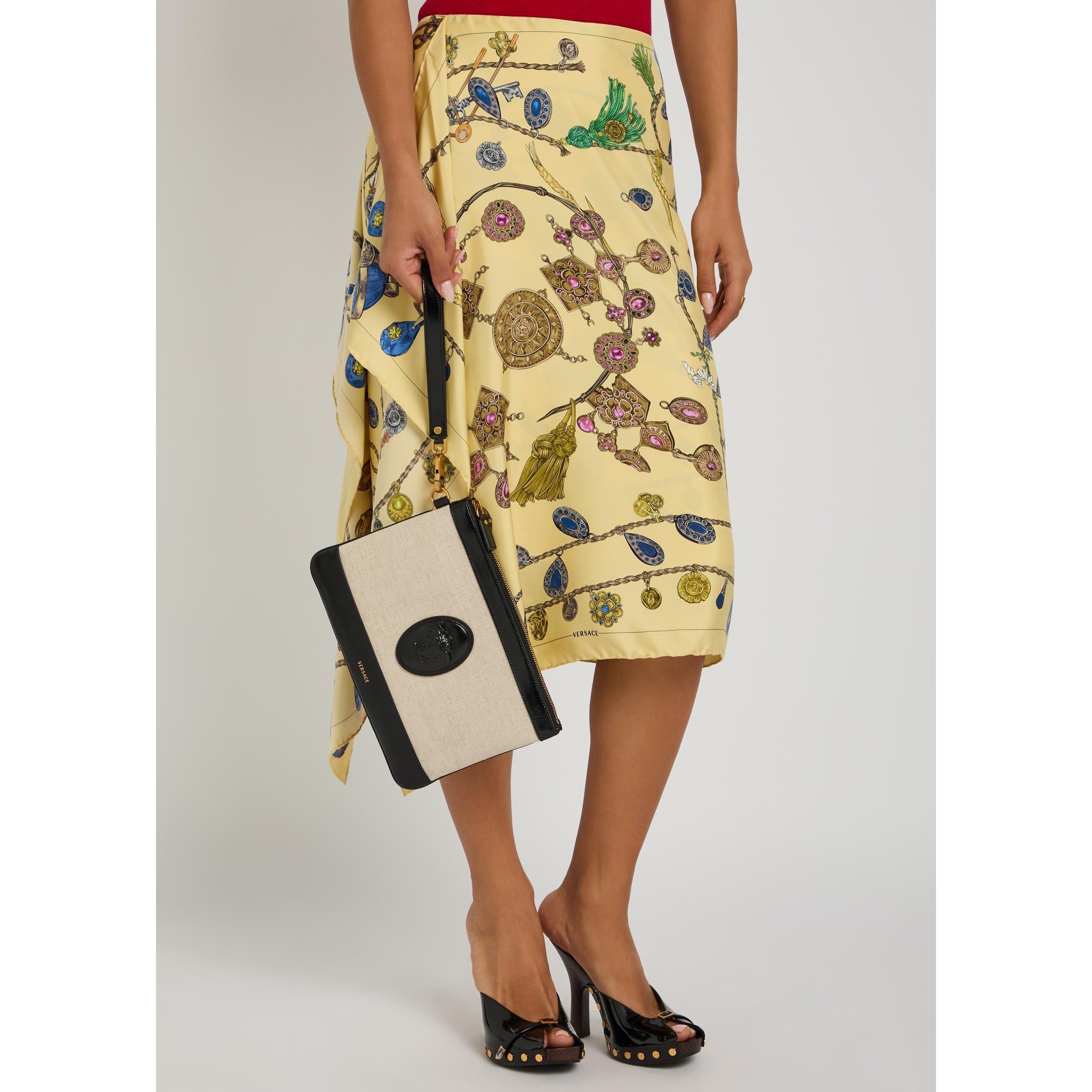 BEIGE AND OTHER - Versace - Women's Leather Pouch - 6