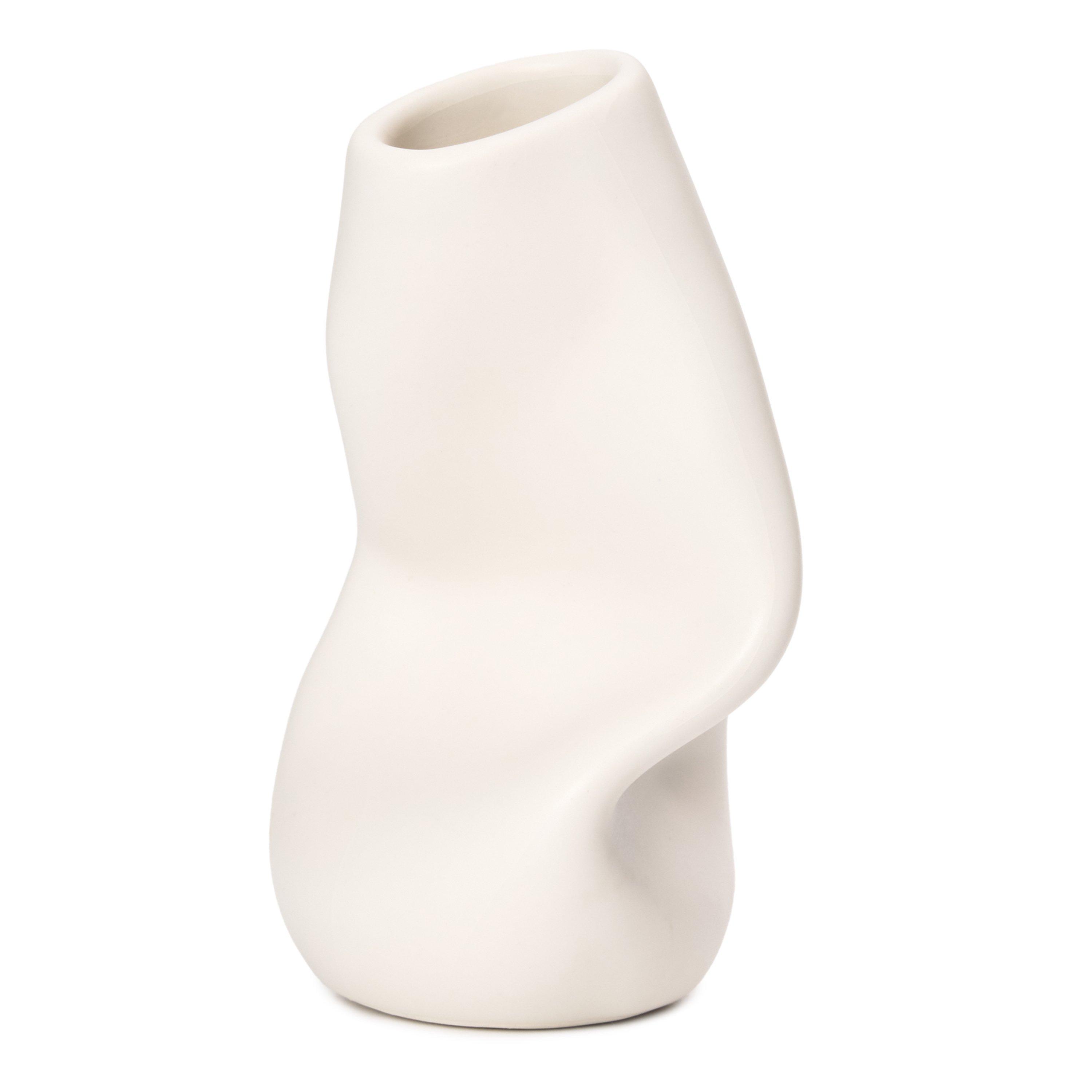 WHITE - Completedworks - Wake ceramic small vase - 1