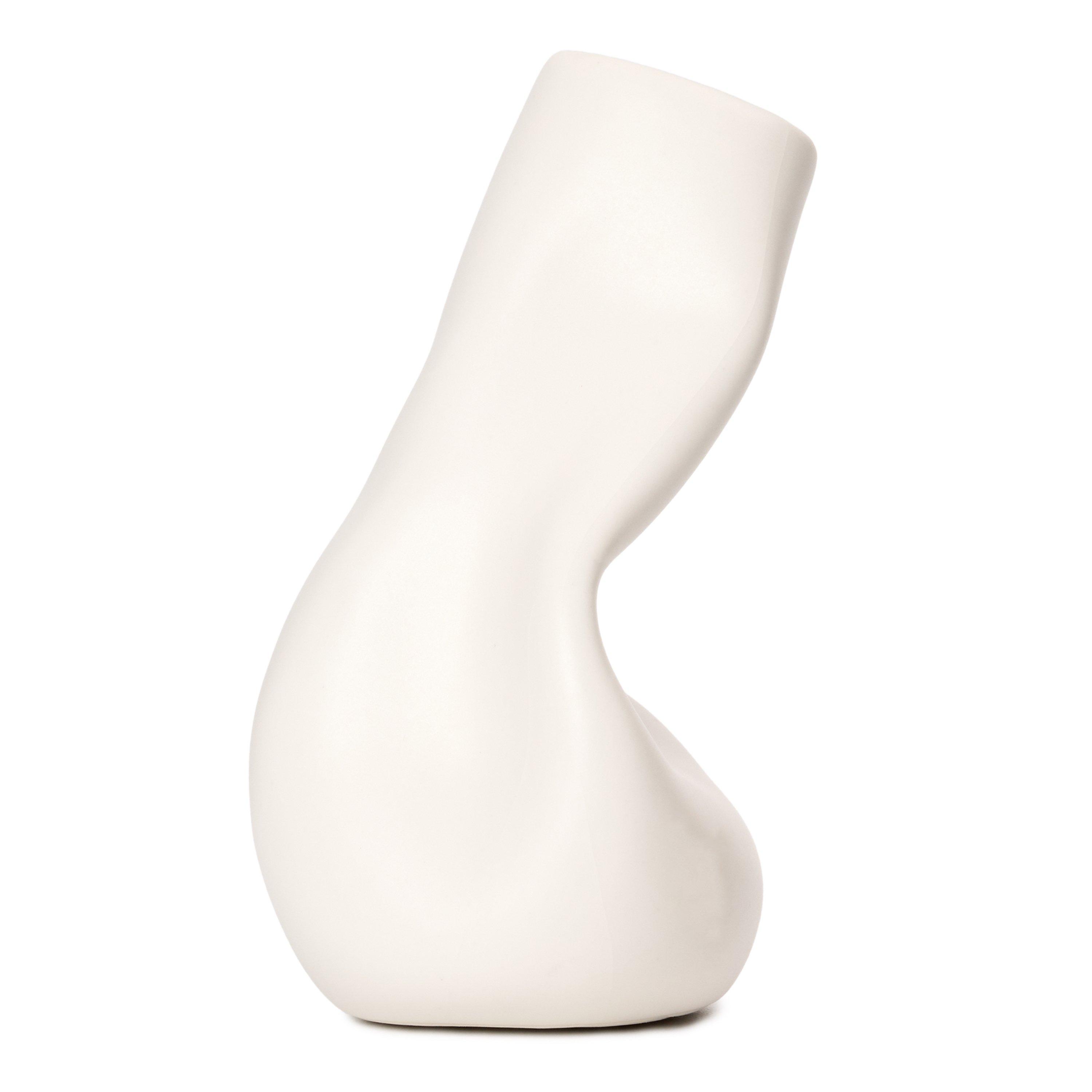WHITE - Completedworks - Wake ceramic small vase - 2