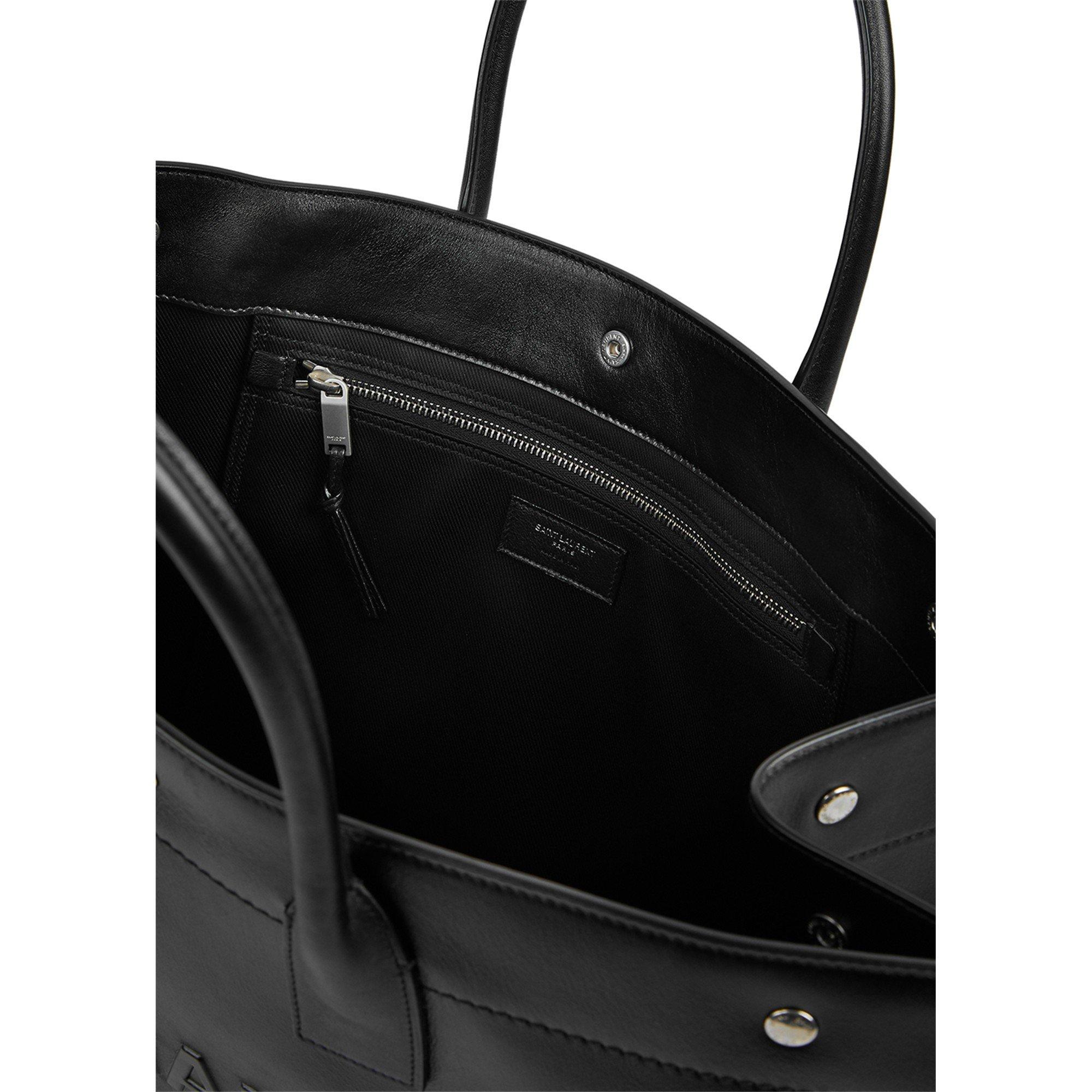 BLACK - Saint Laurent - SLP BAG TOTE RIVE GA - 5